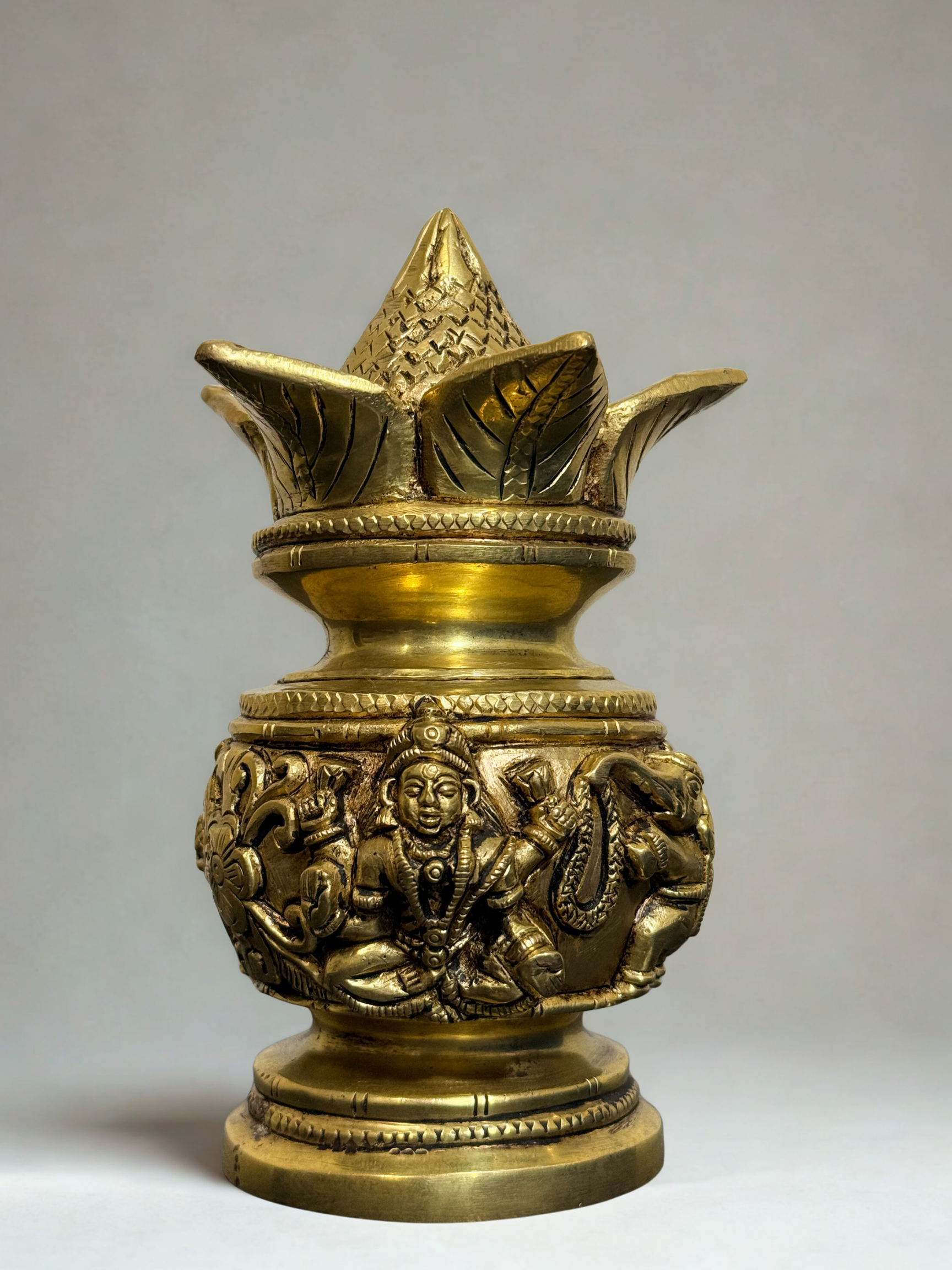 Kalasa 6 Inch Brass Decor Piece