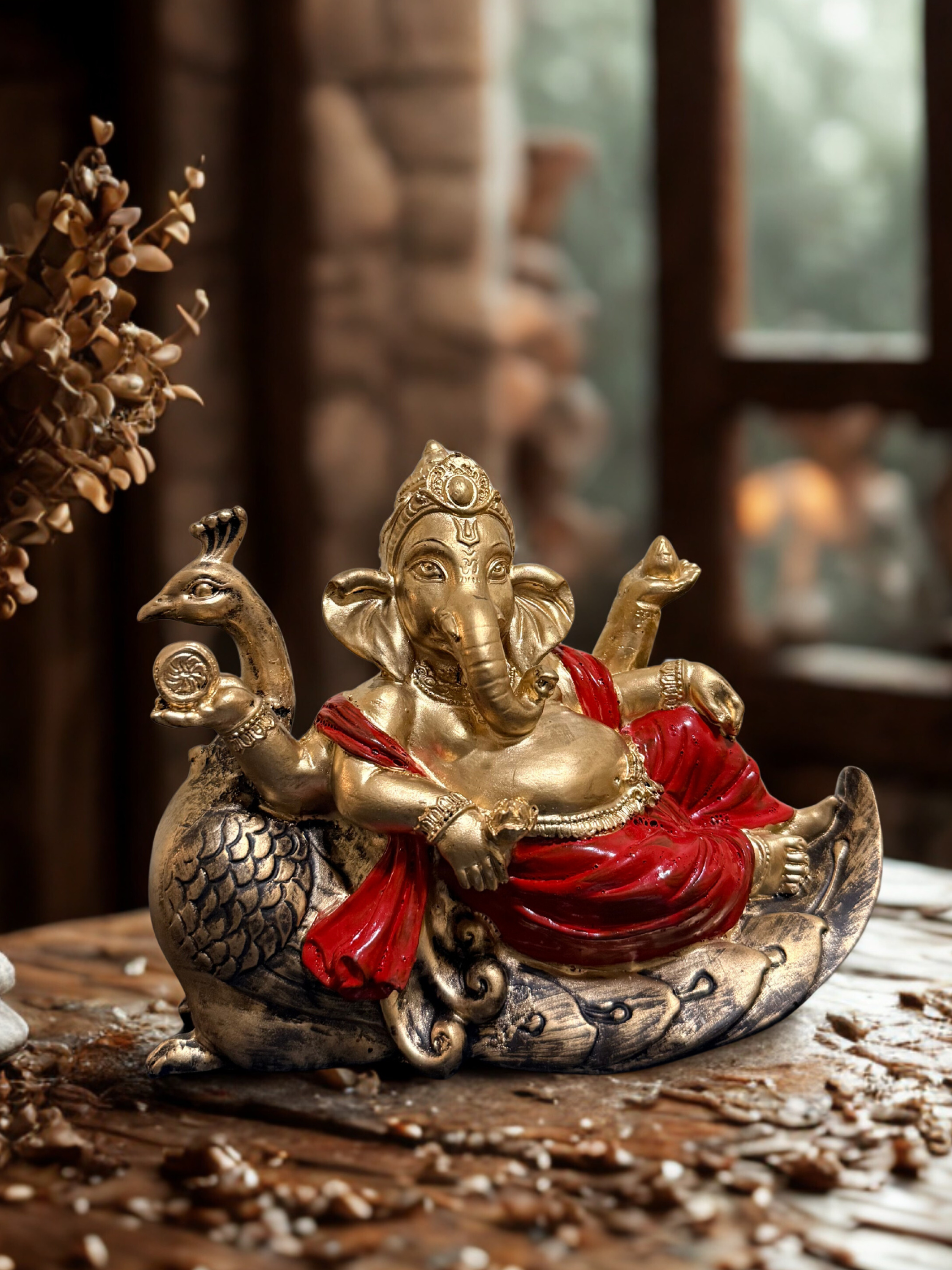 Handcrafted Ganesh Ji Resin Statue