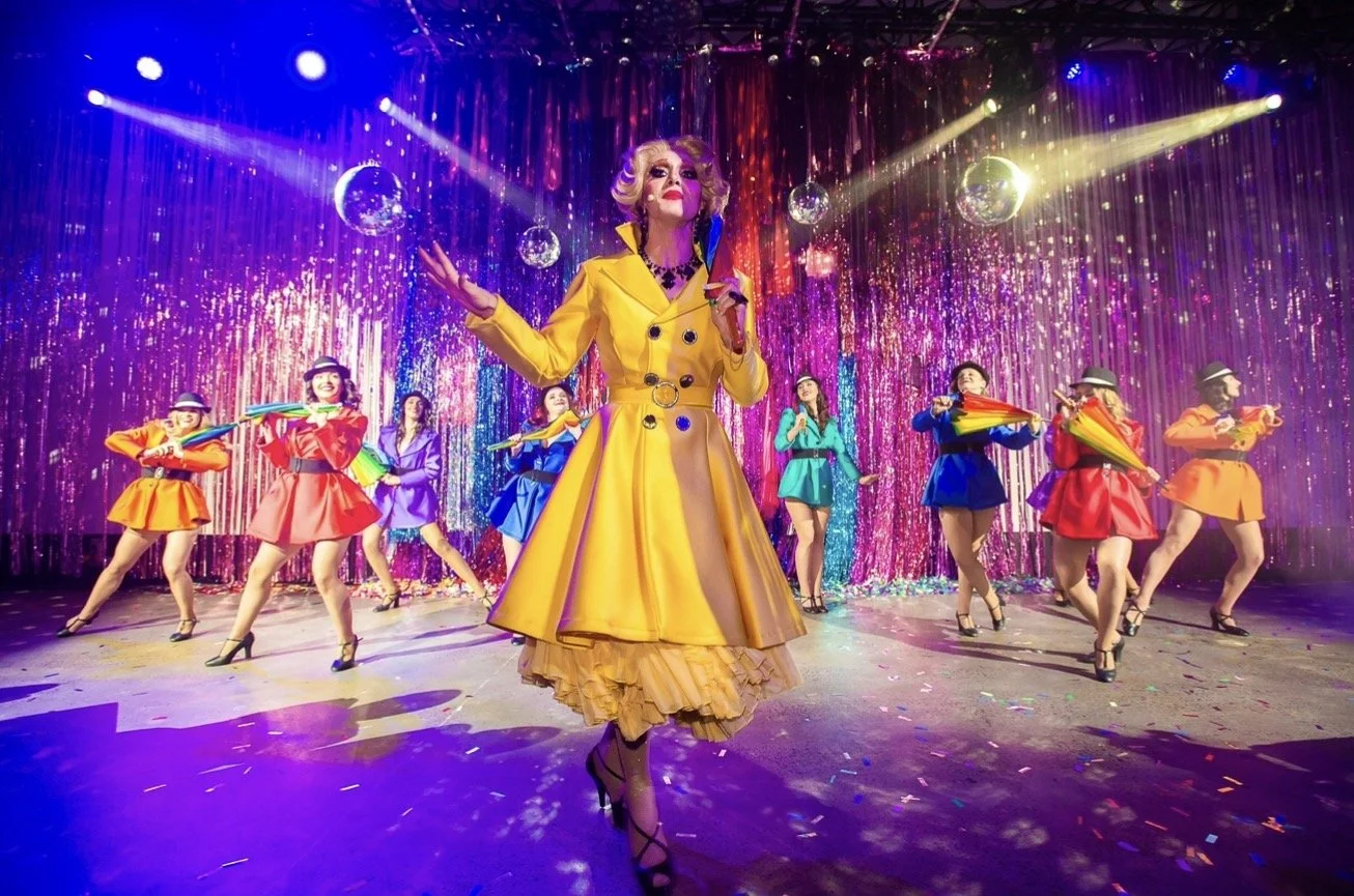 Minnie Cooper performing drag entertainment at a corporate event in Sydney