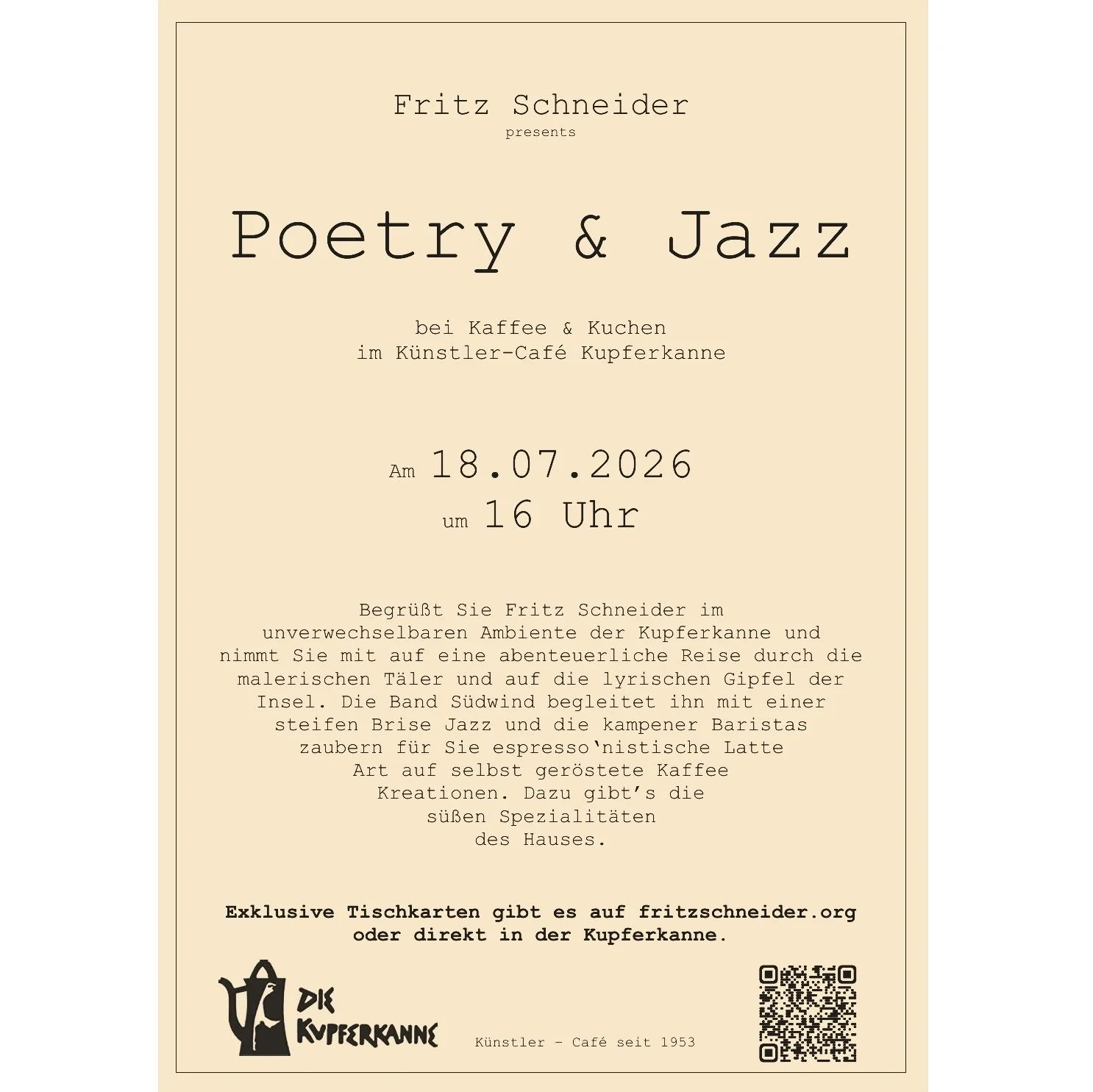 Poetry &amp; Jazz