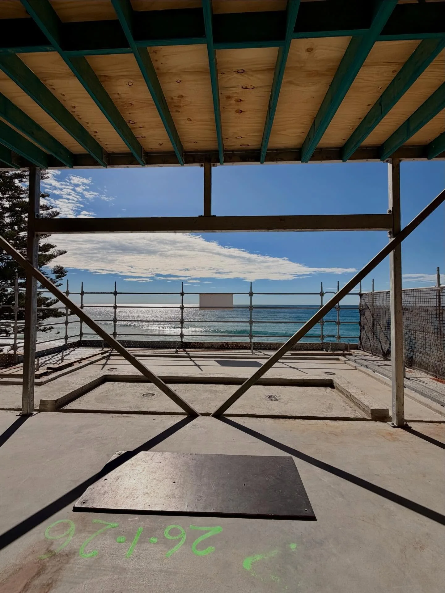 Design in progress | 
We are thrilled to be working in collaboration with @whitedicksonarchitects , @squires_construction_group and our creative clients to craft interiors that respond to this incredible site &amp; architecture, and reflect the peopl