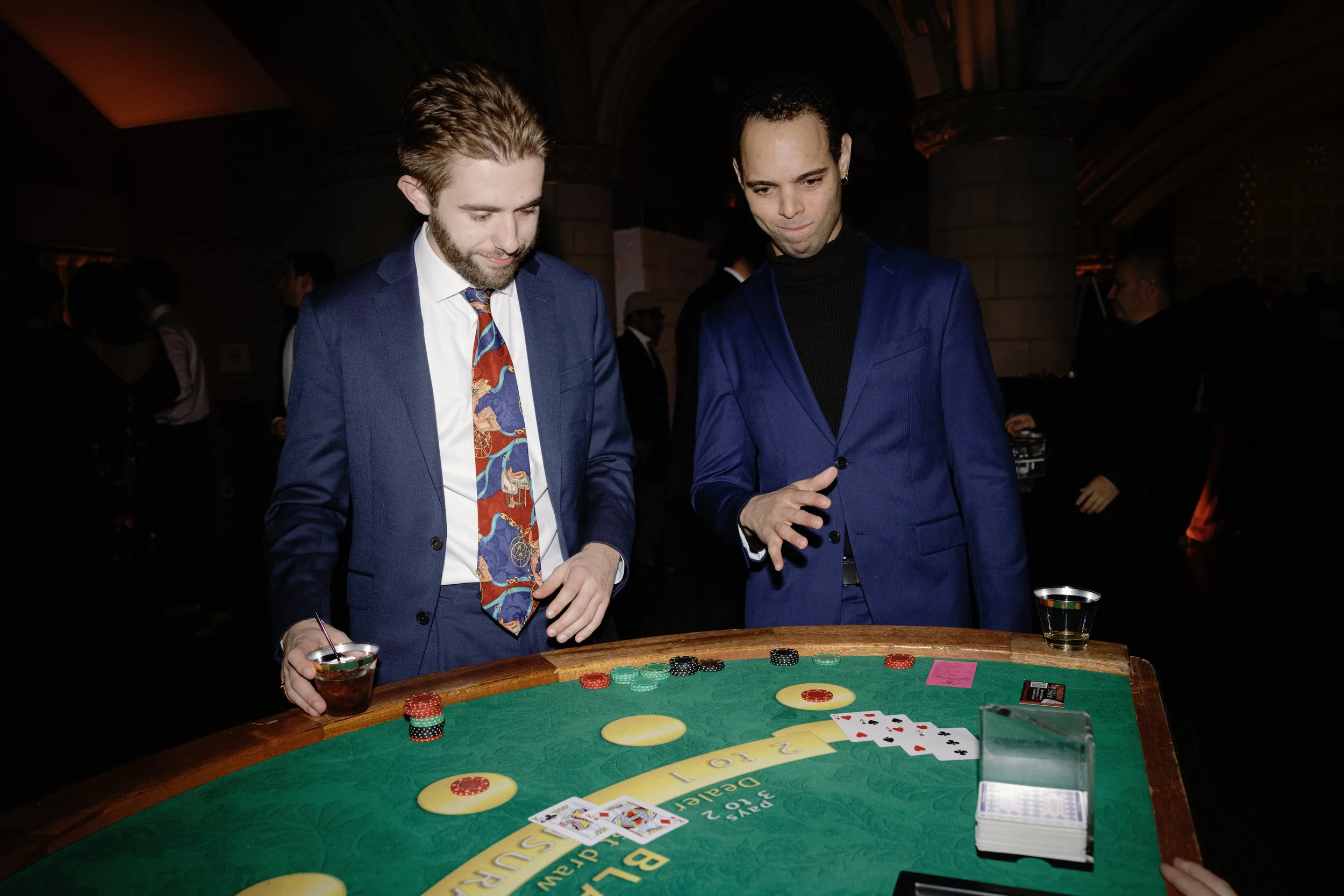 Bigs and Littles Casino Night guests