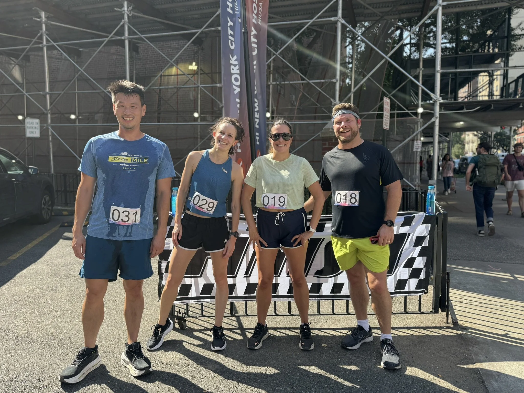 5K Run gathering participants