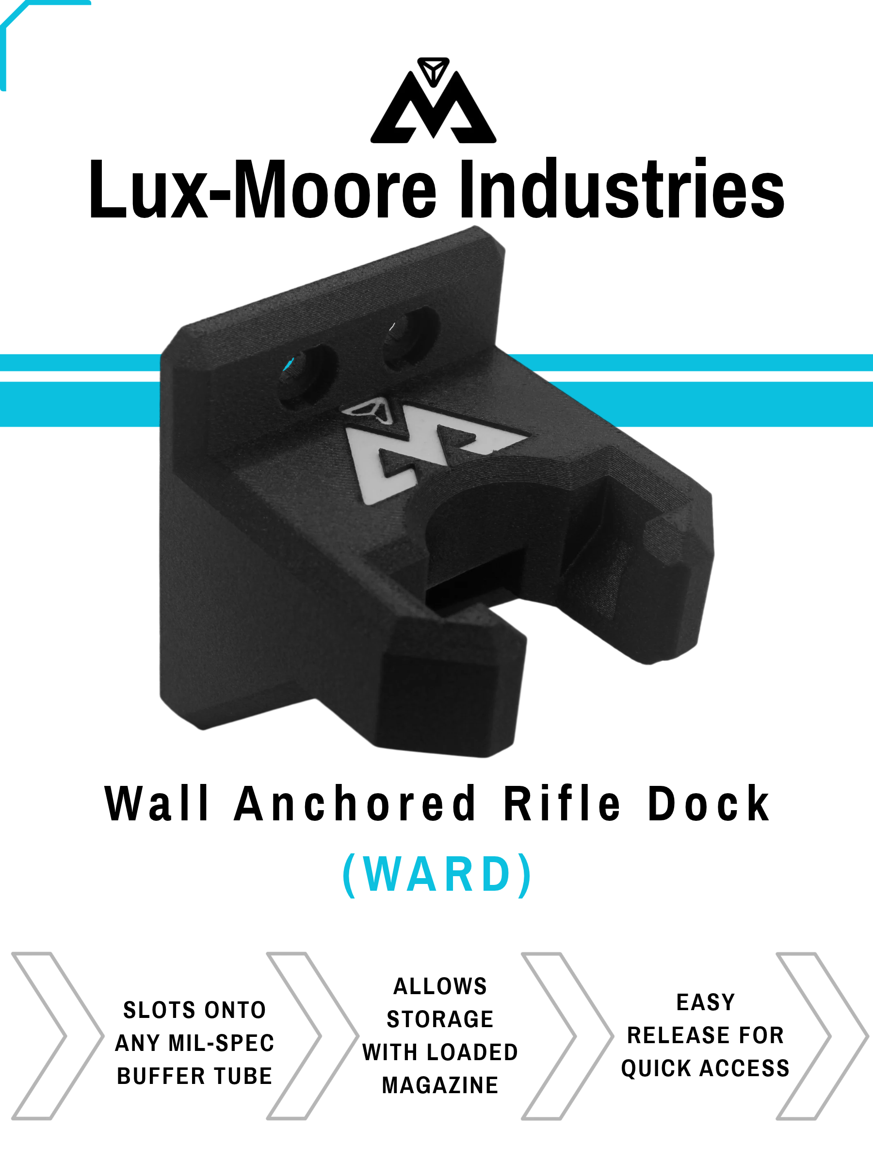 Wall Anchored Rifle Dock (WARD)