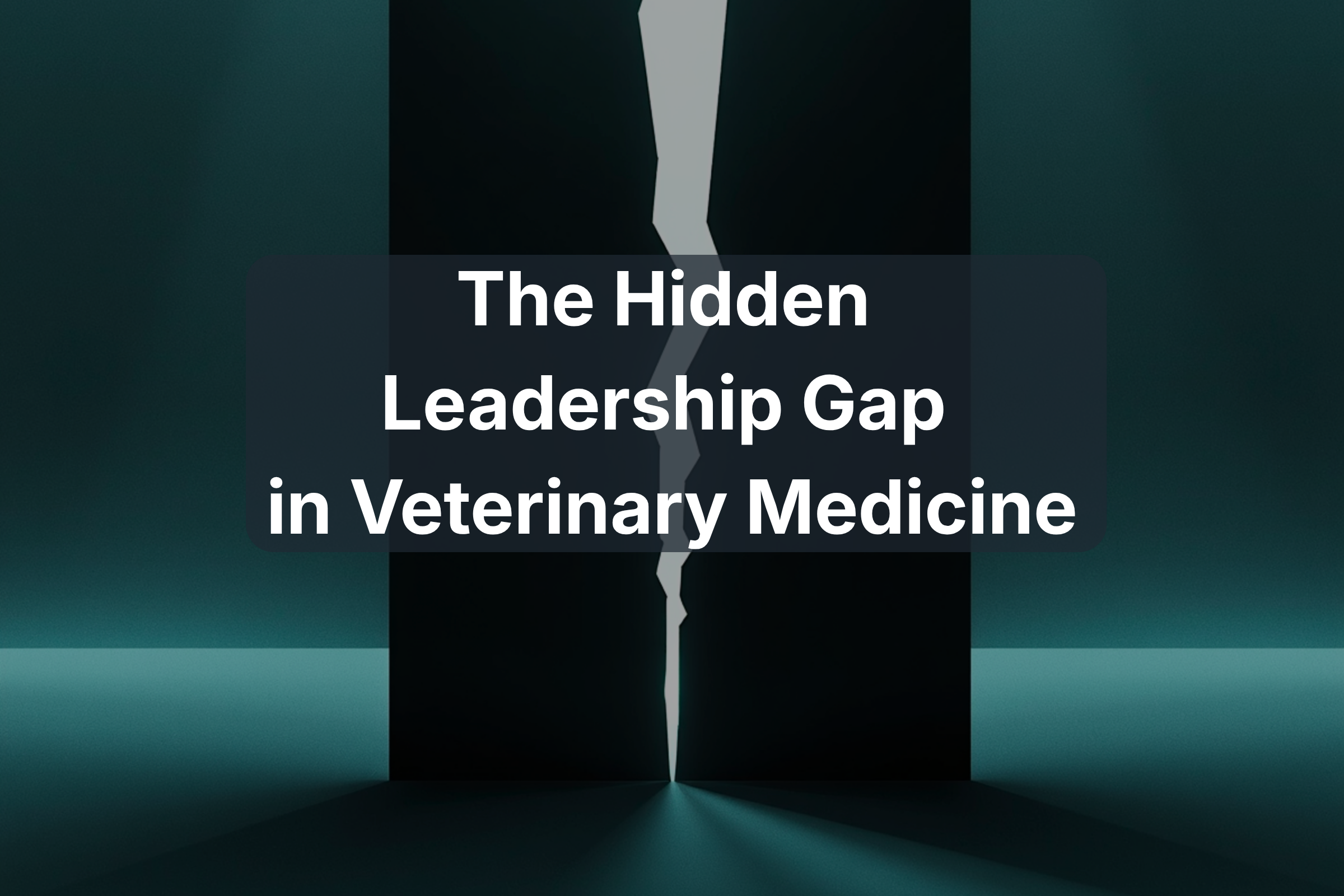 The Hidden Leadership Gap in Veterinary Medicine
