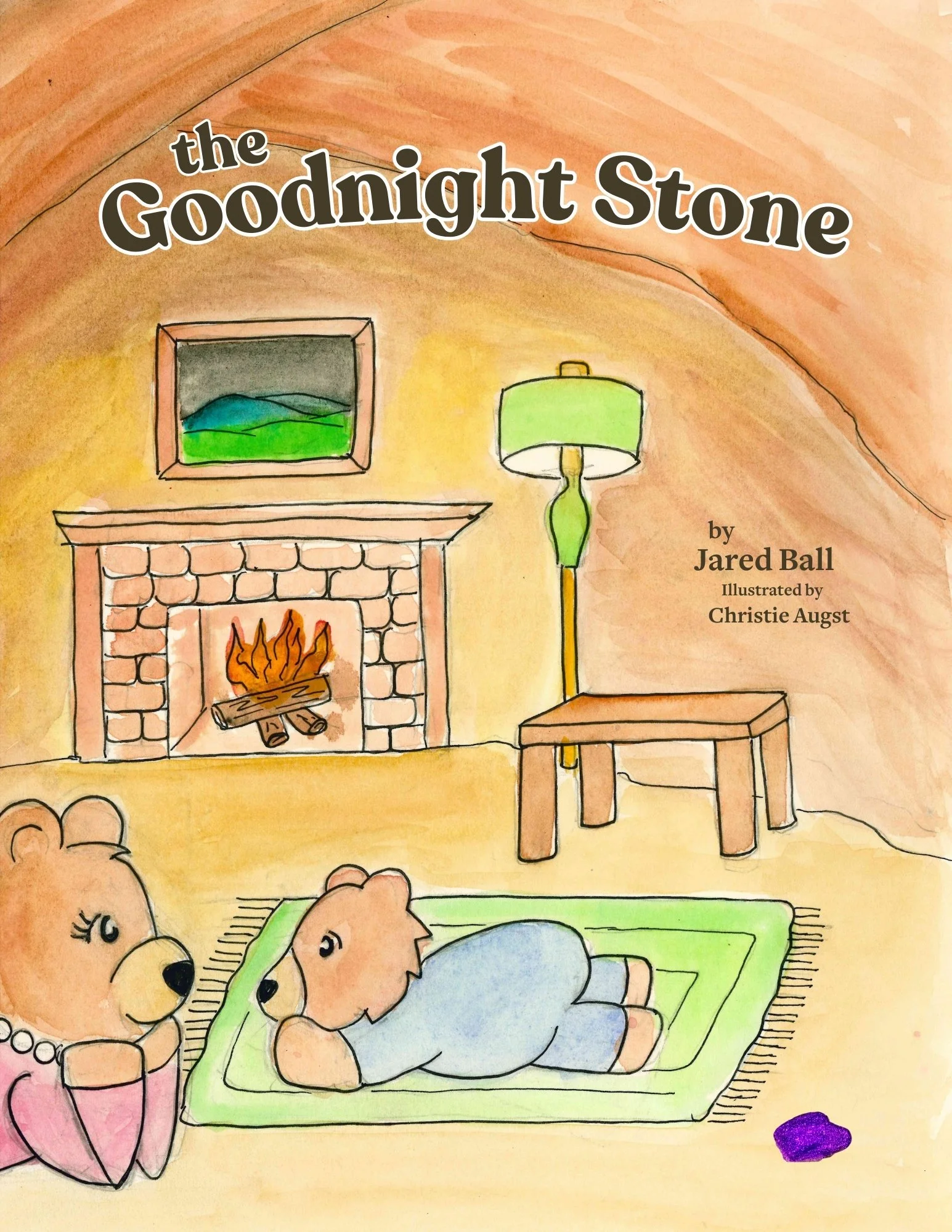 A digital image of the cover of the Goodnight Stone.