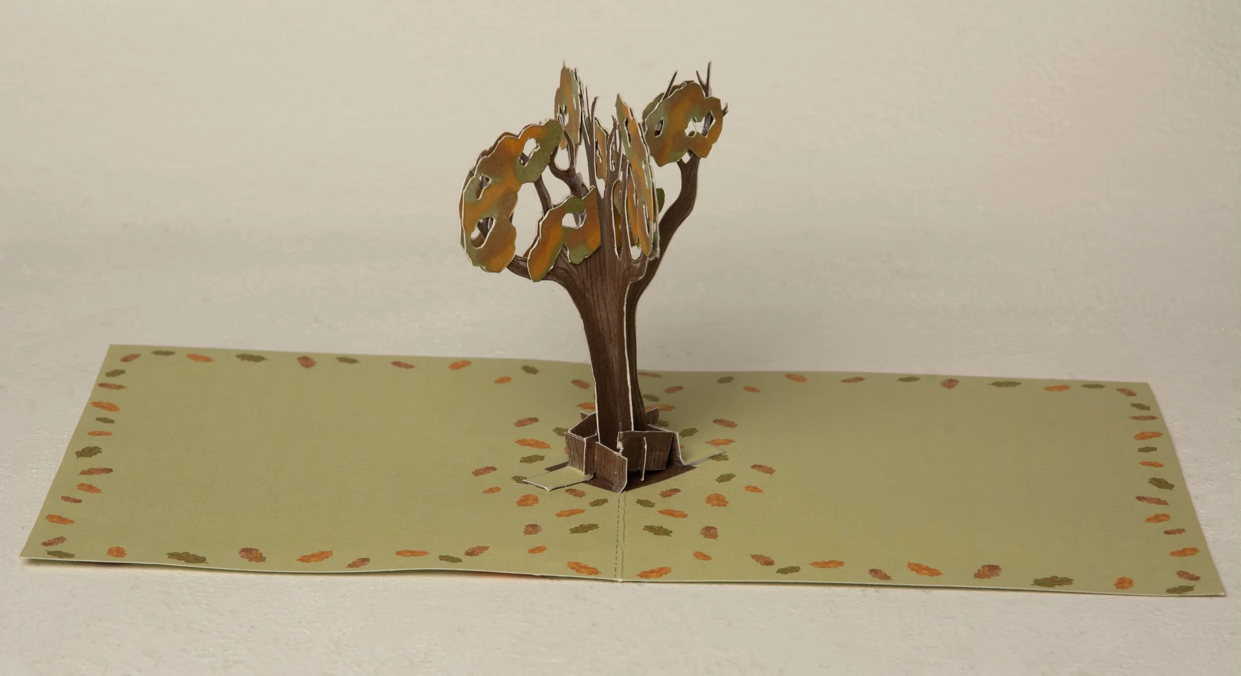 Oak Tree Pop-up Card