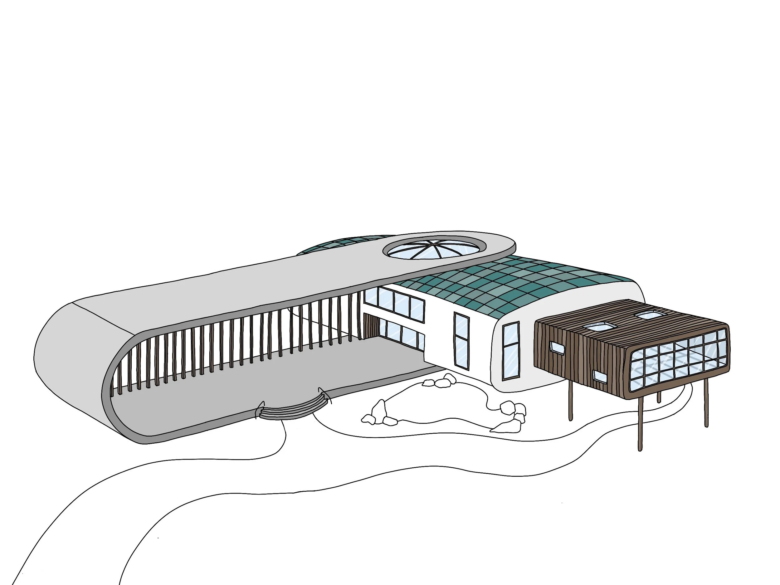 USB Stick into a Building