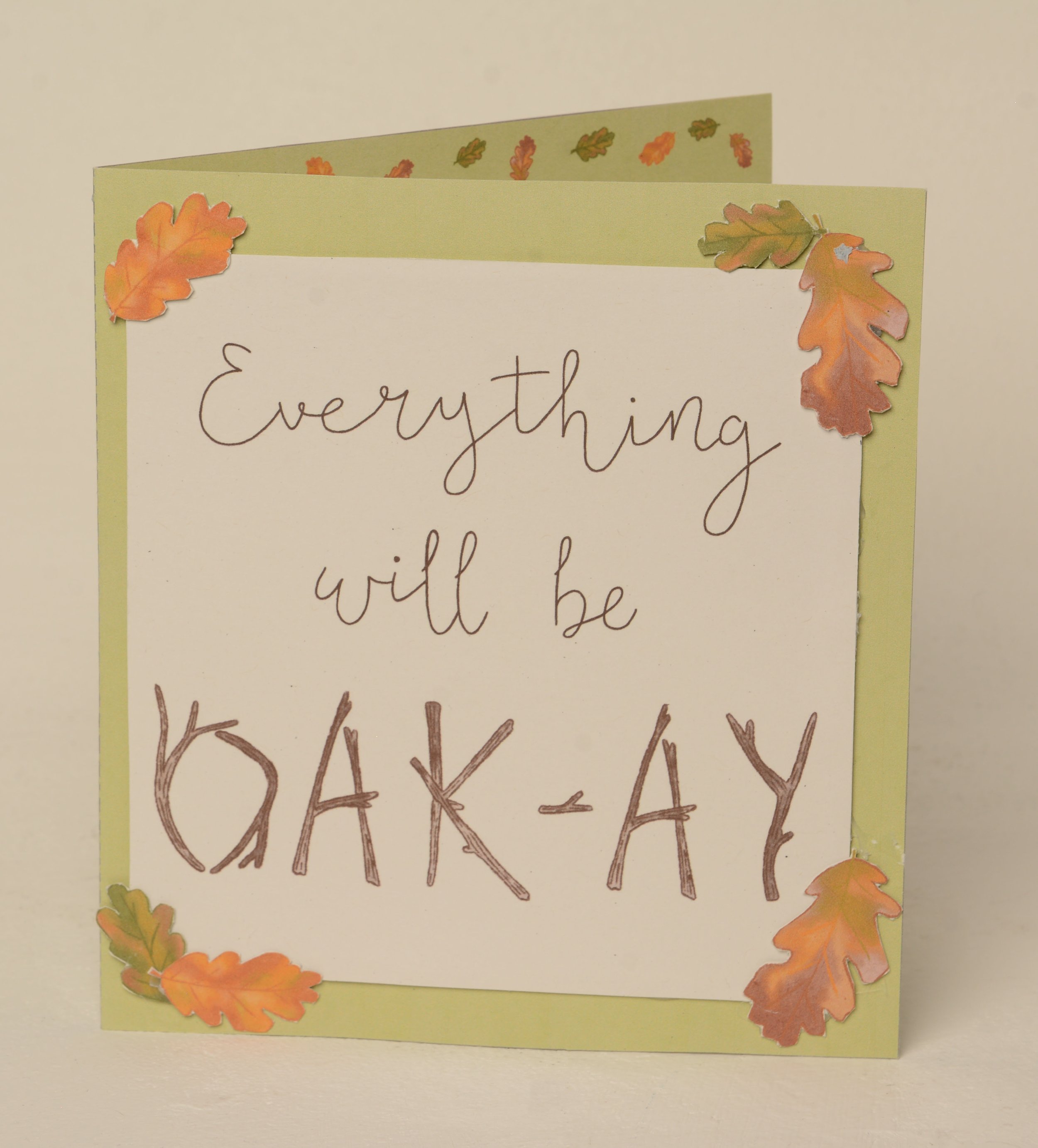 Oak Tree Card