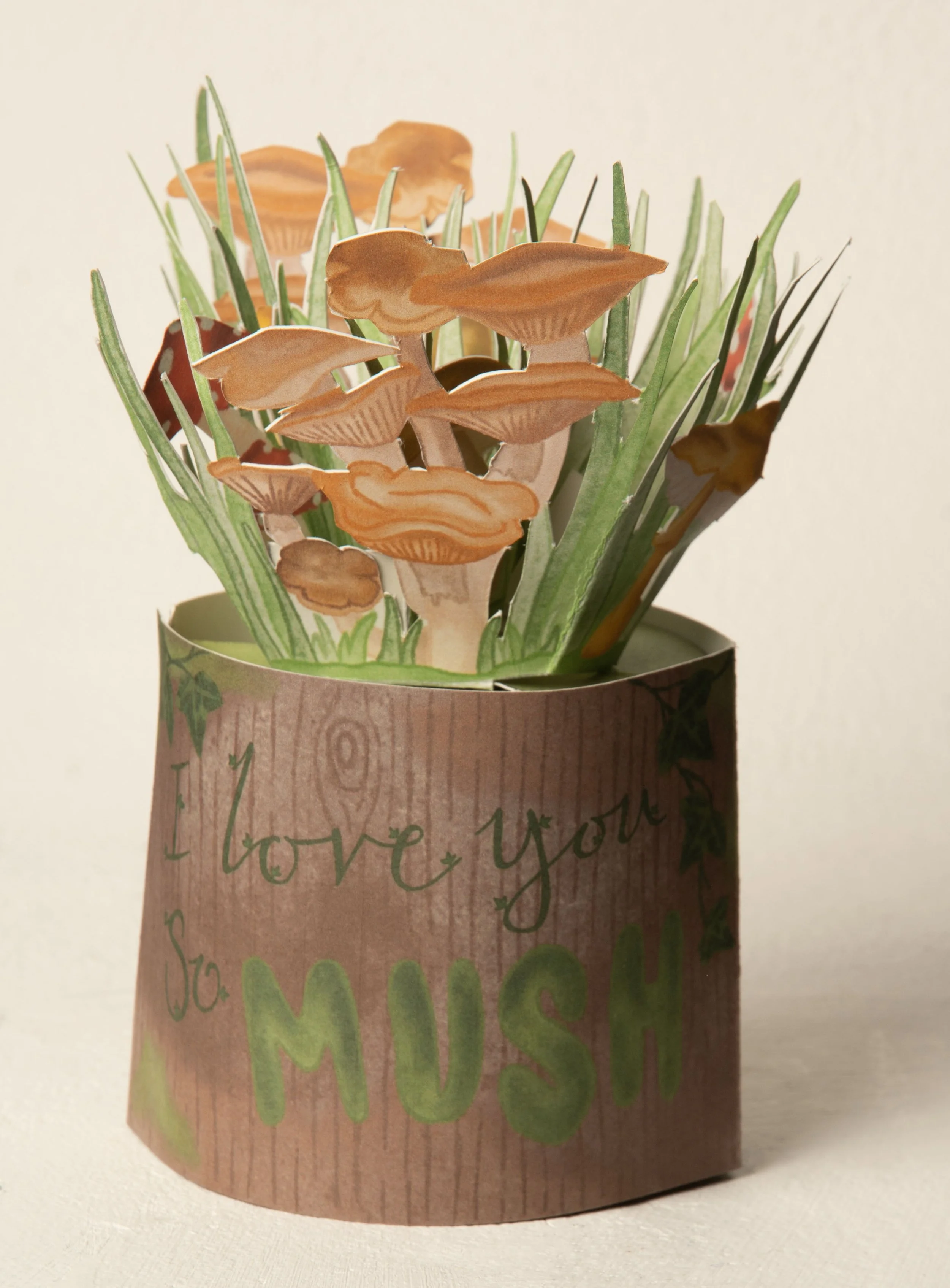 Mushroom Pop-up Card