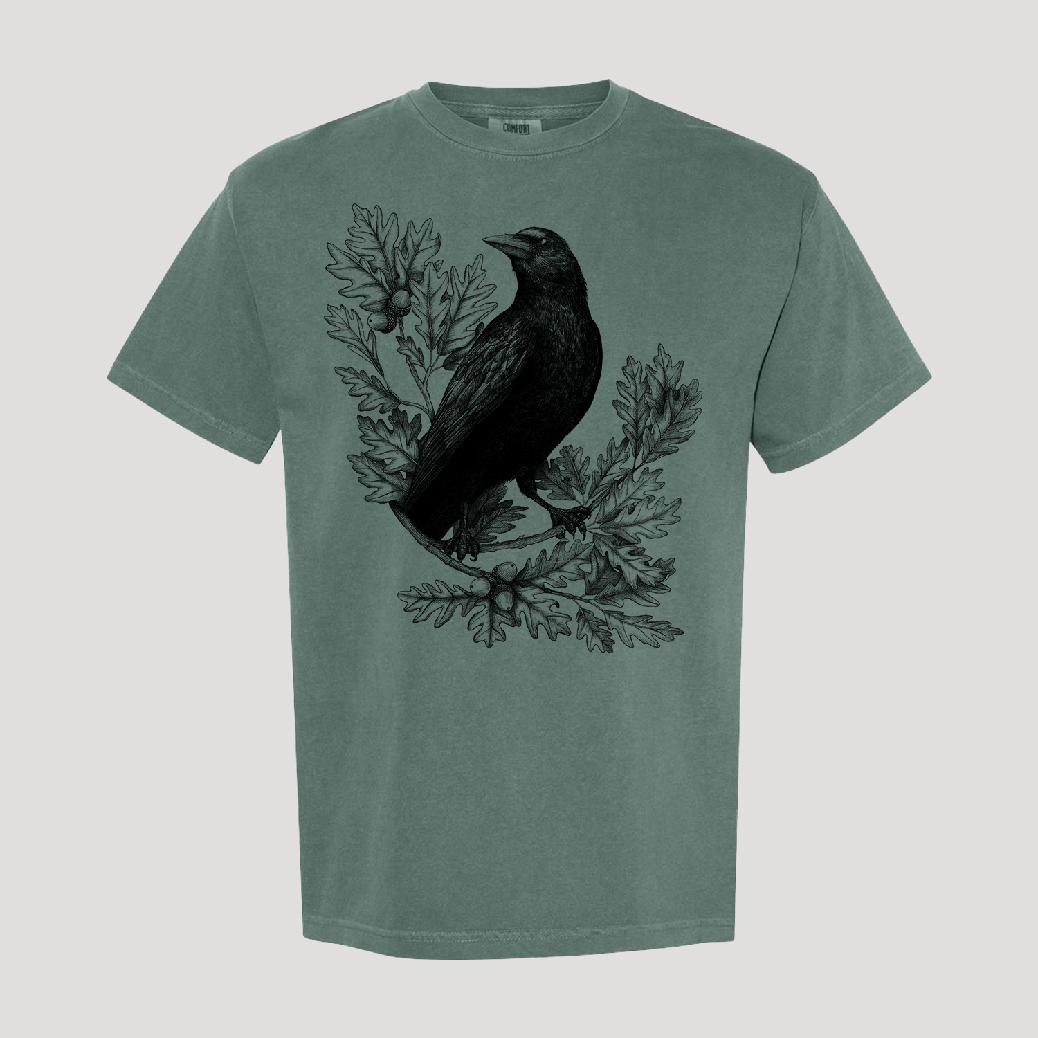 crow-vintage-botanical-tshirt-blue-spruce.png