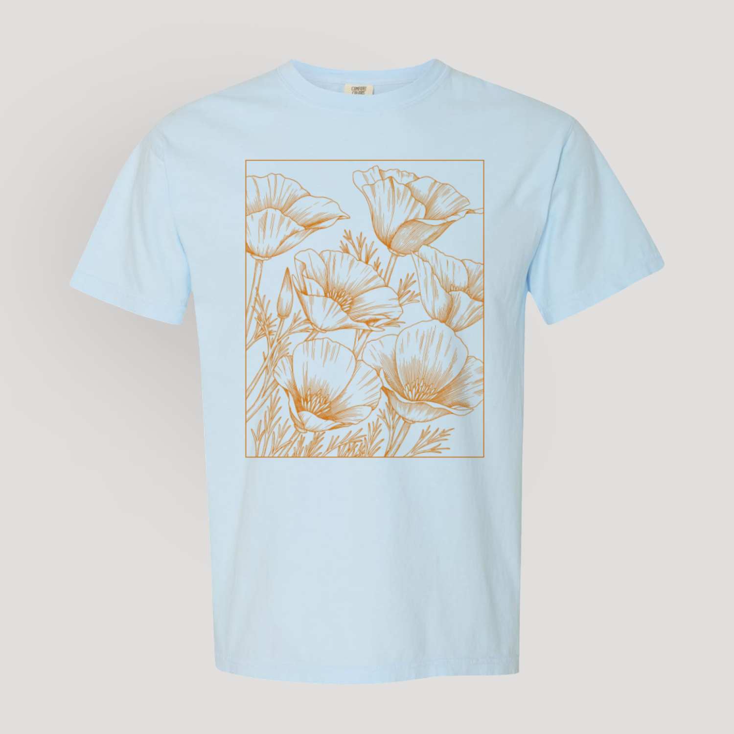 field-of-poppies-vintage-botanical-tshirt-sky-blue.png