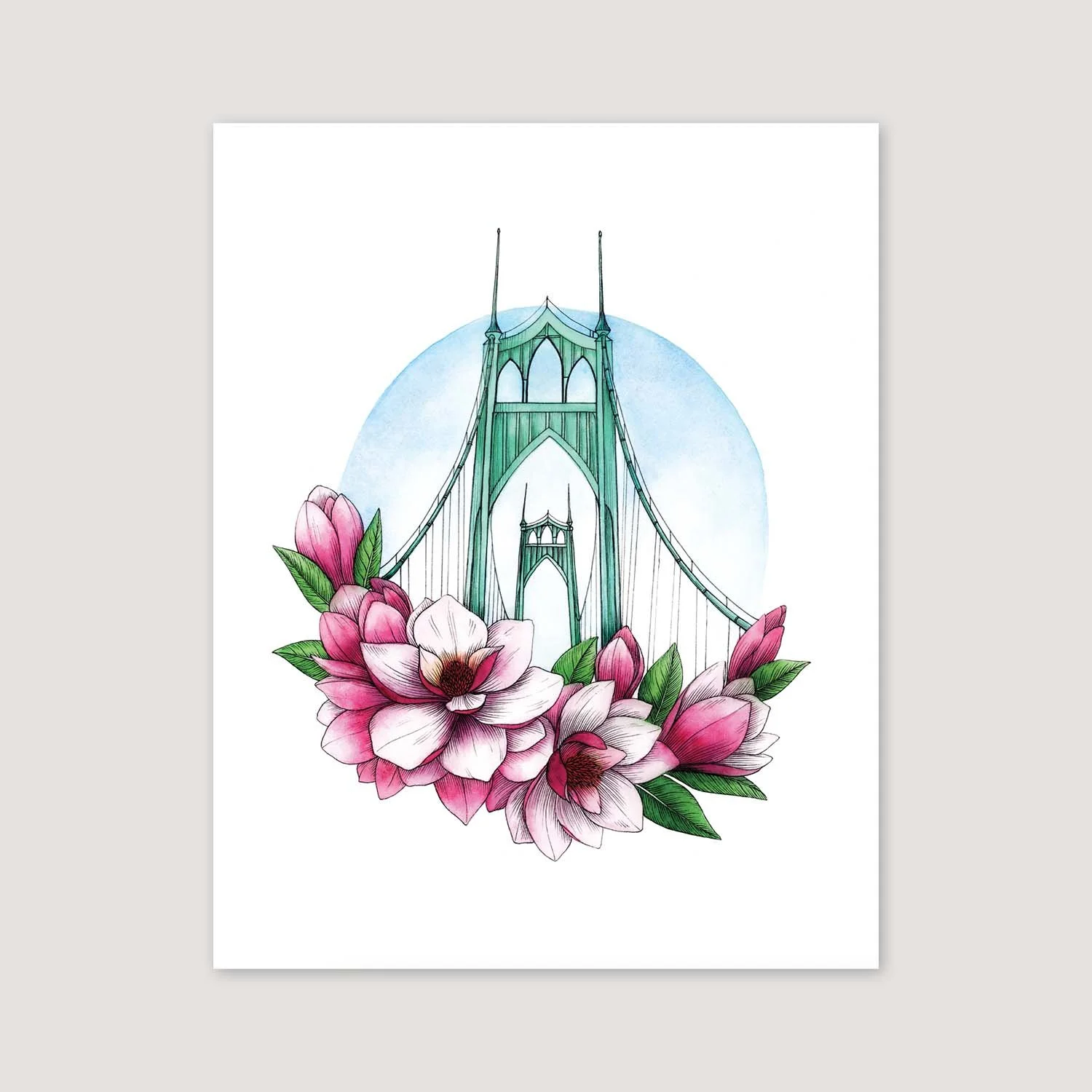 St. Johns Bridge Art Print