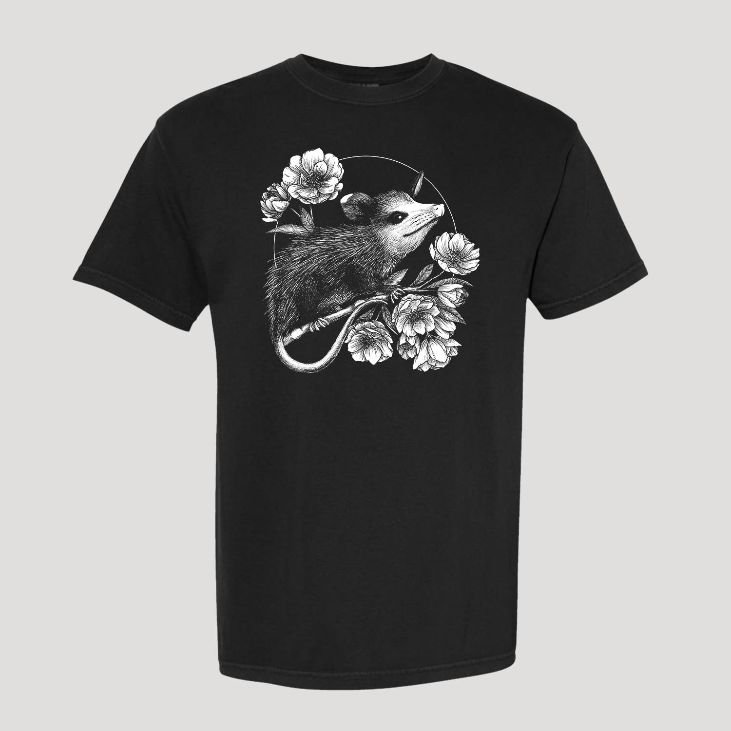 opossum-vintage-botanical-tshirt-black.png