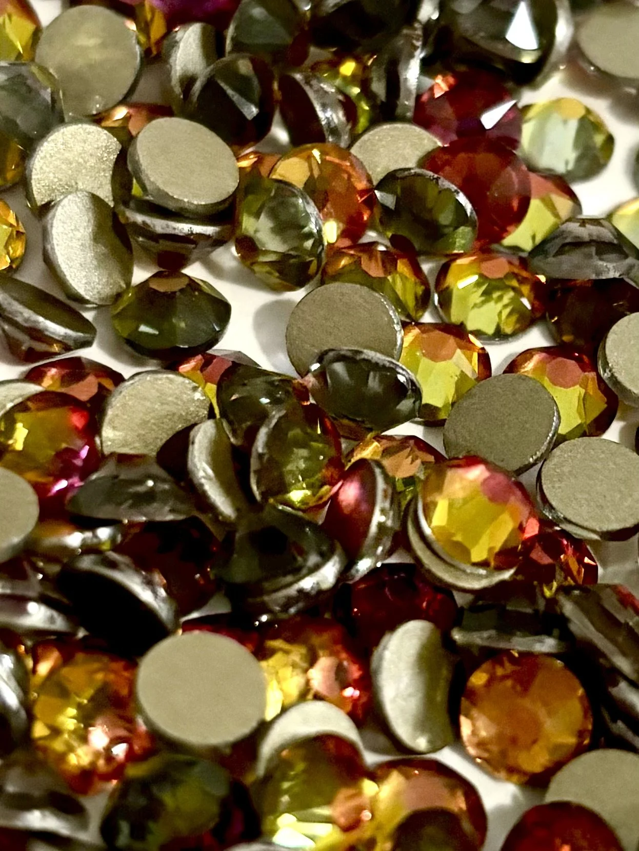 Red Volcano Rhinestones