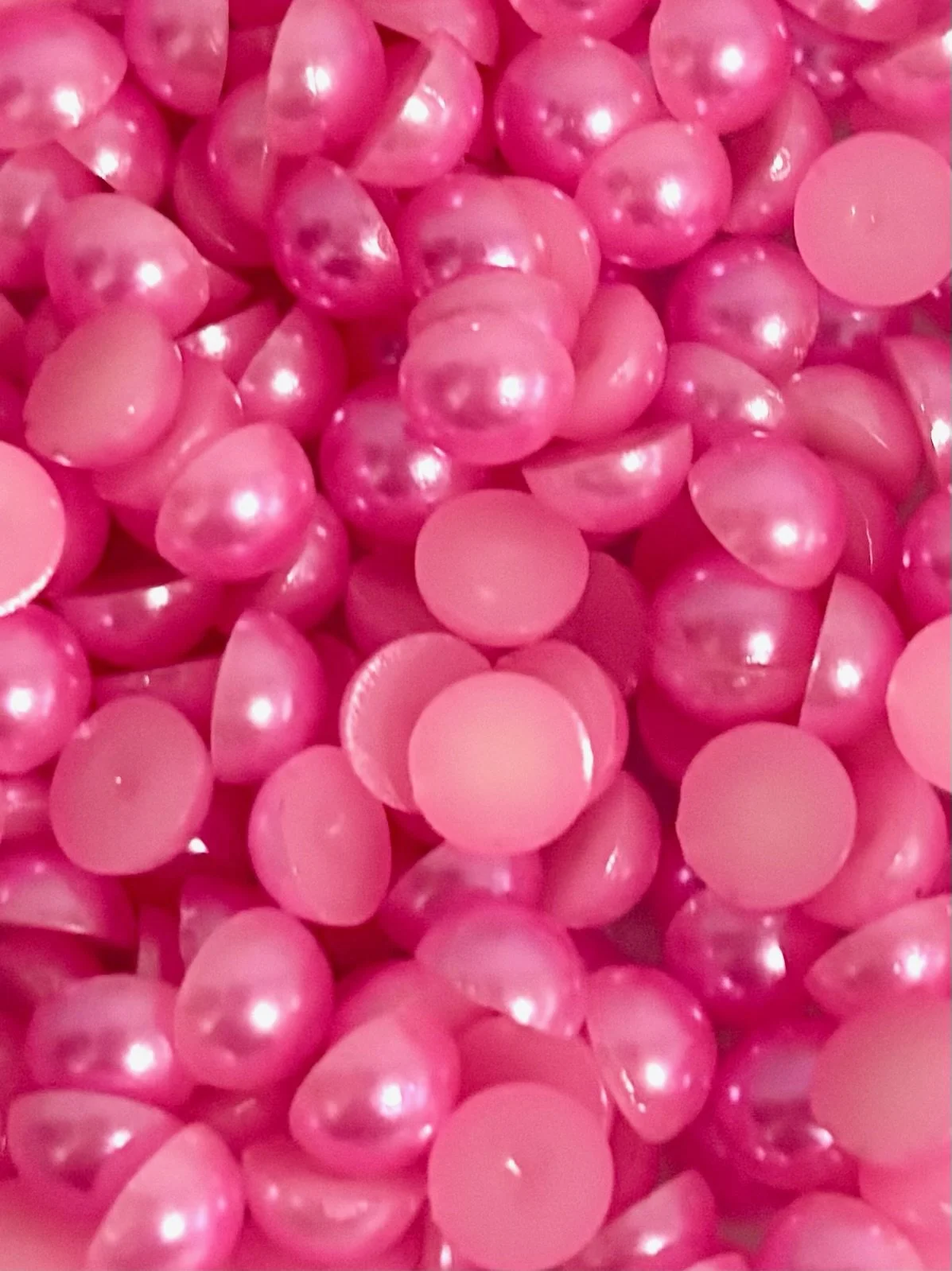 Rose Flatback Pearls