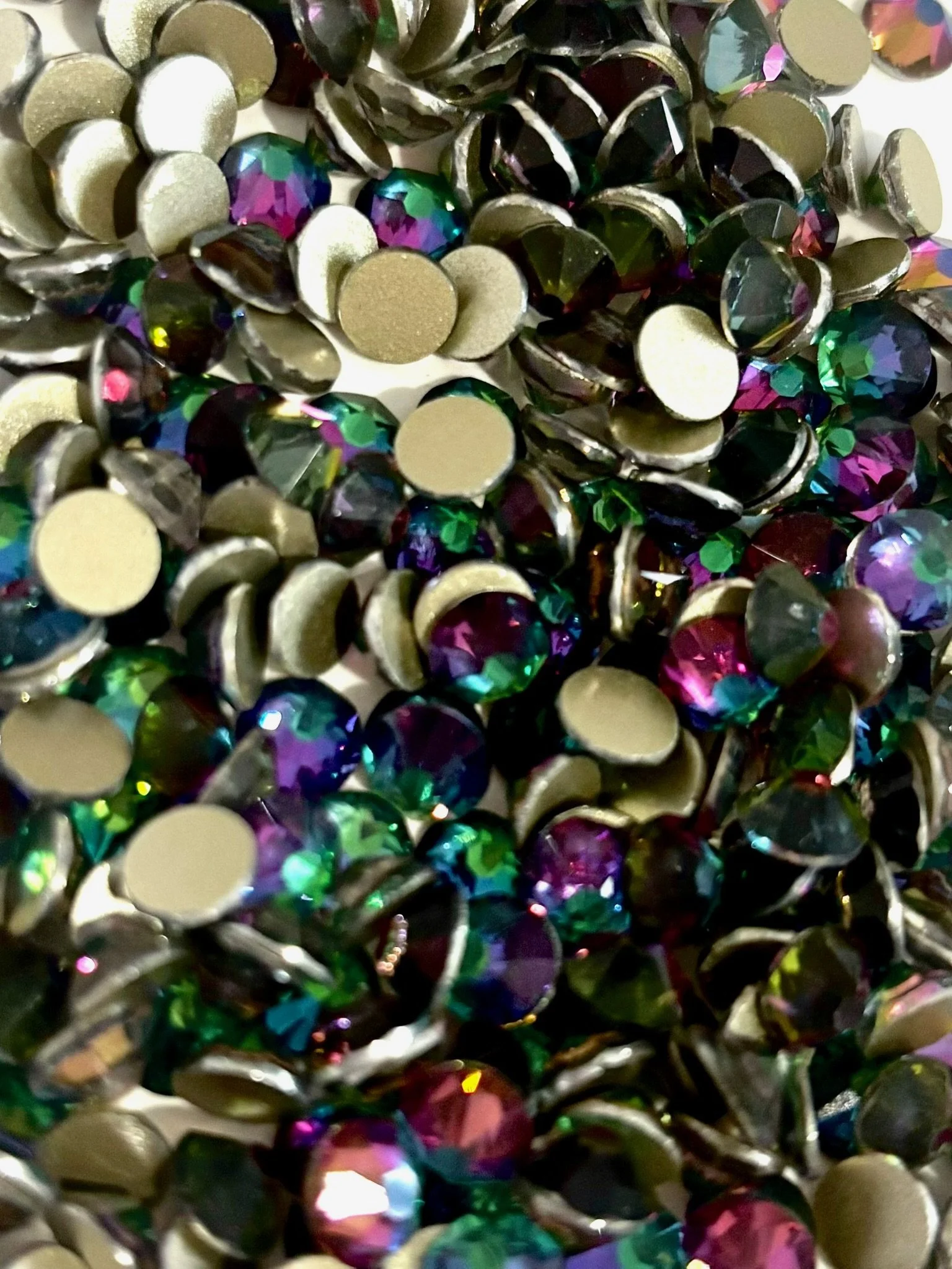 Green Volcano Rhinestones