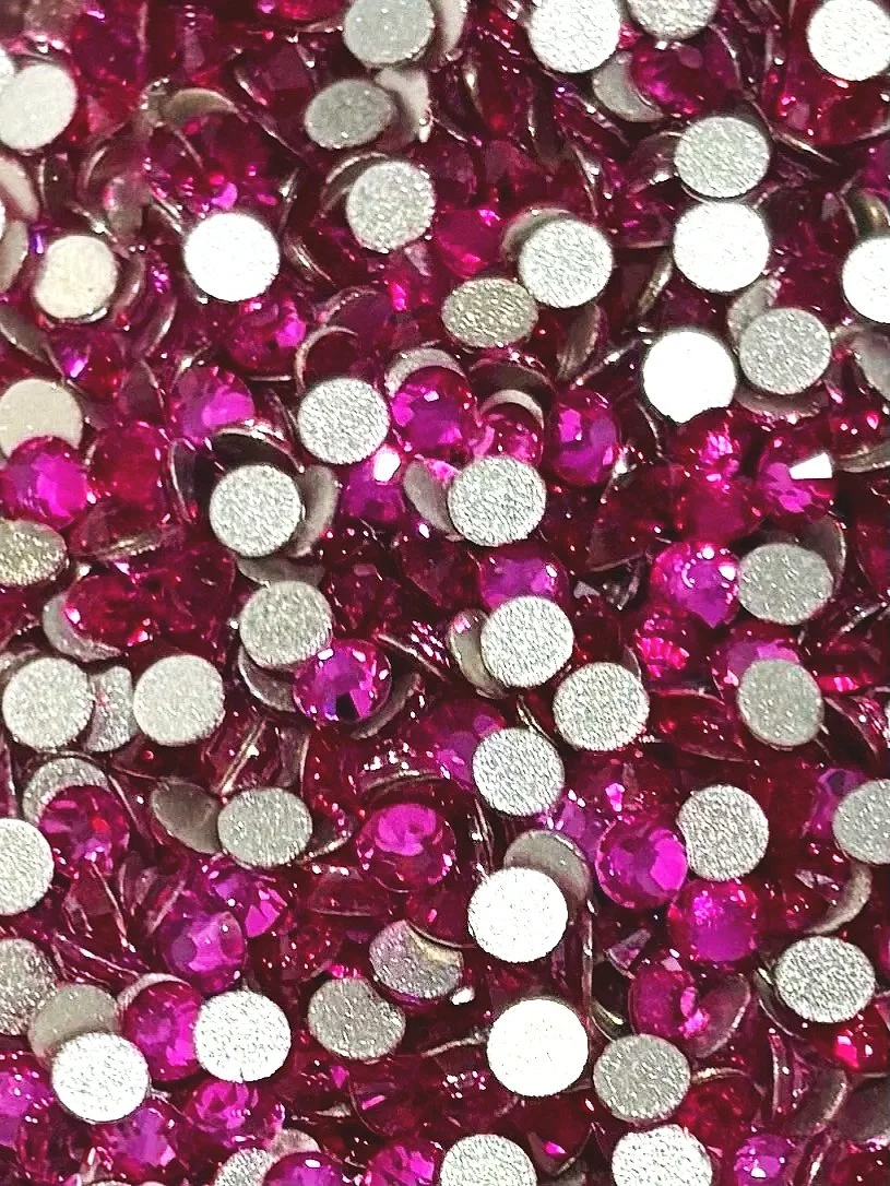 Fuchsia Rhinestones