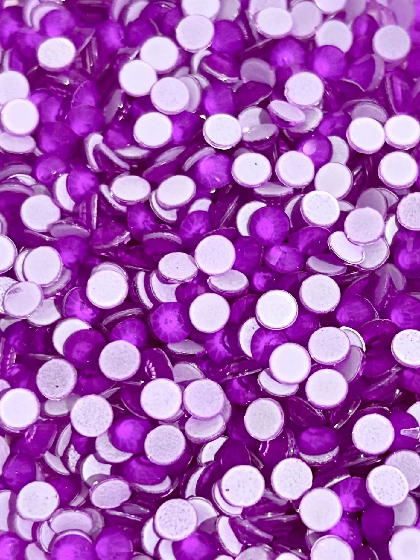 Fluorescent Purple Rhinestones