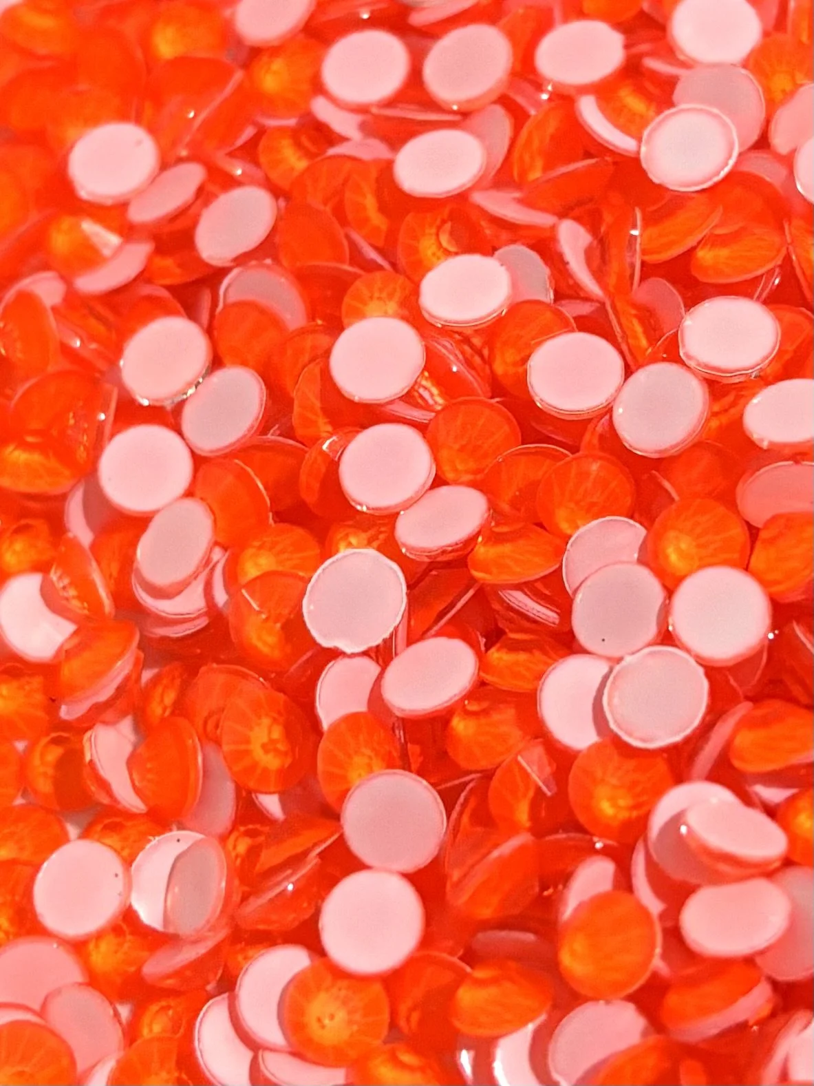 Fluorescent Hyacinth Rhinestones