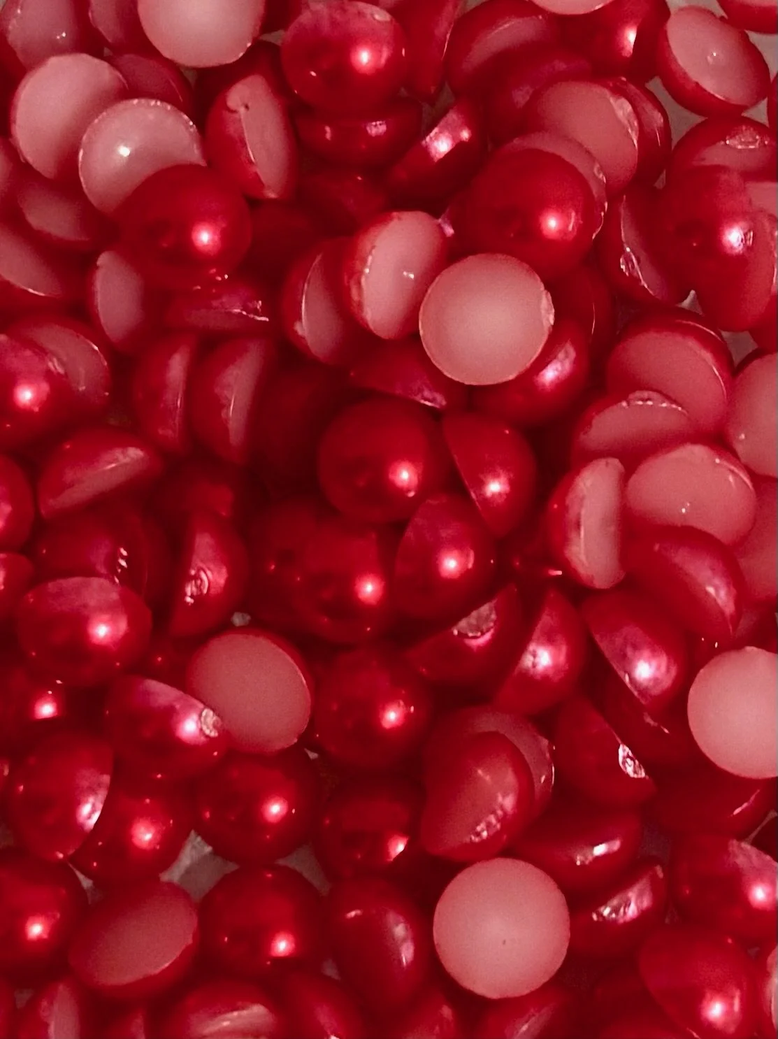 Siam Flatback Pearls