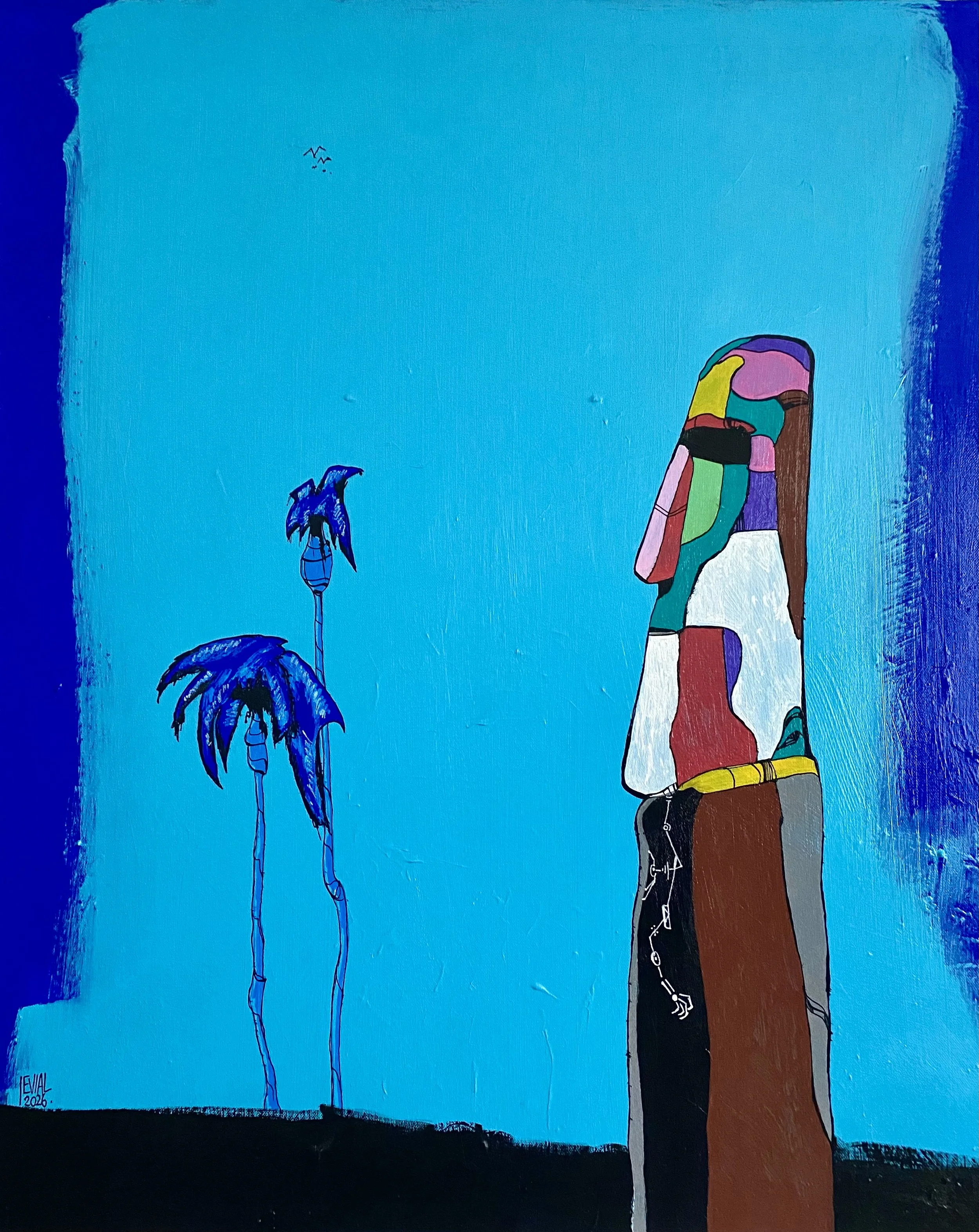 523 ☆ Avant que le Jour ne parle (61x50x2) .jpg