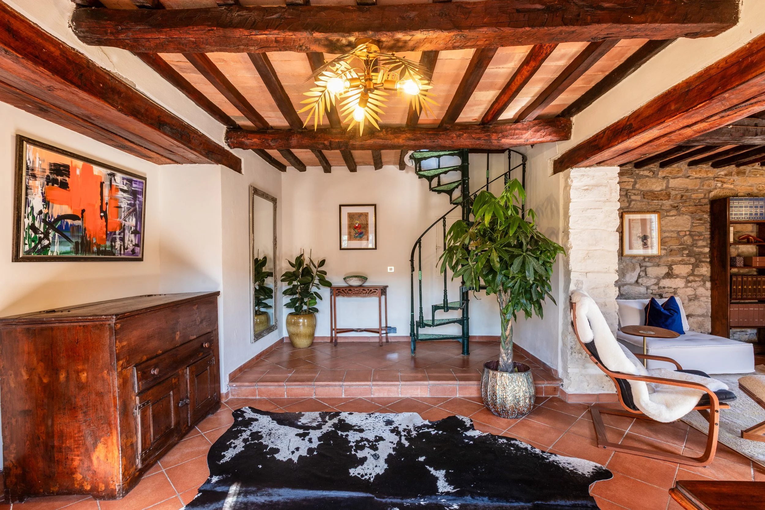 Downstairs in the Estate Main House
