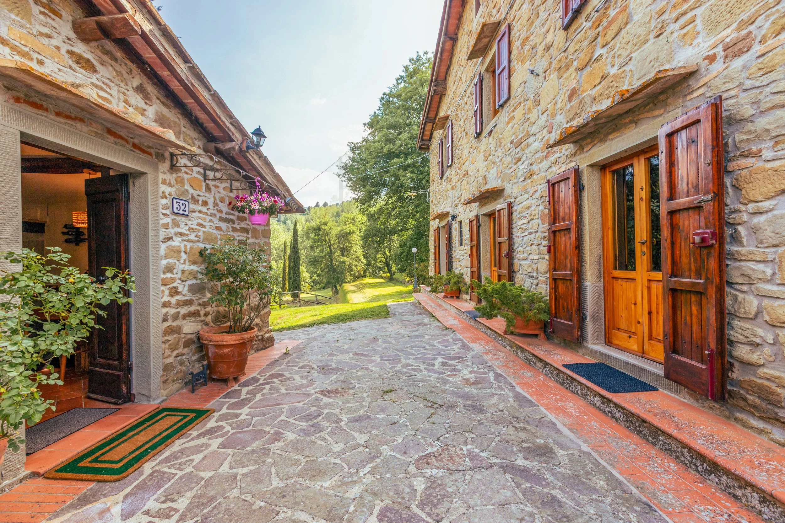 The Main Estate House and Luxury Sweet connection (& entranceway to larger events grounds)