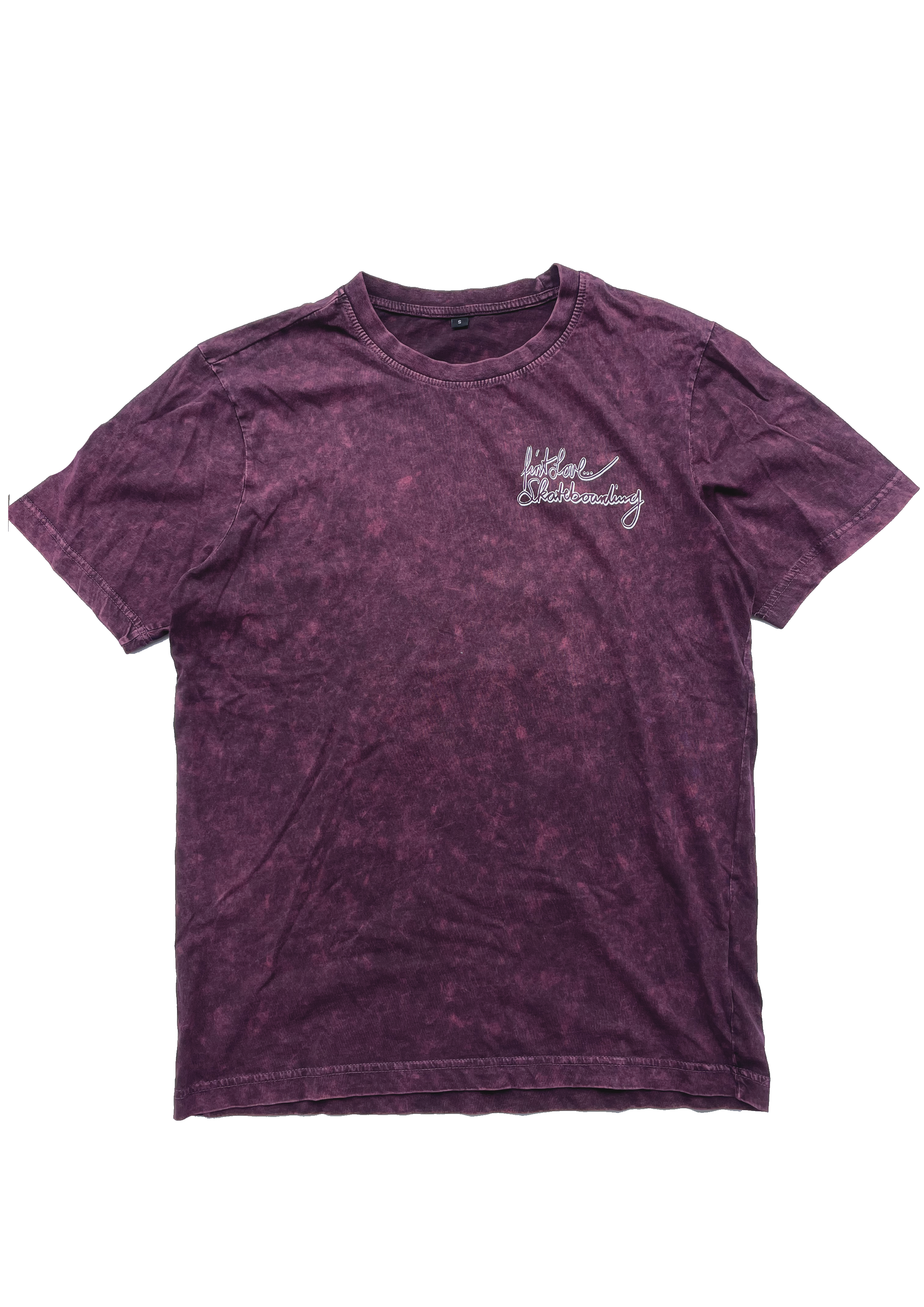 first love skateboarding Acid washed