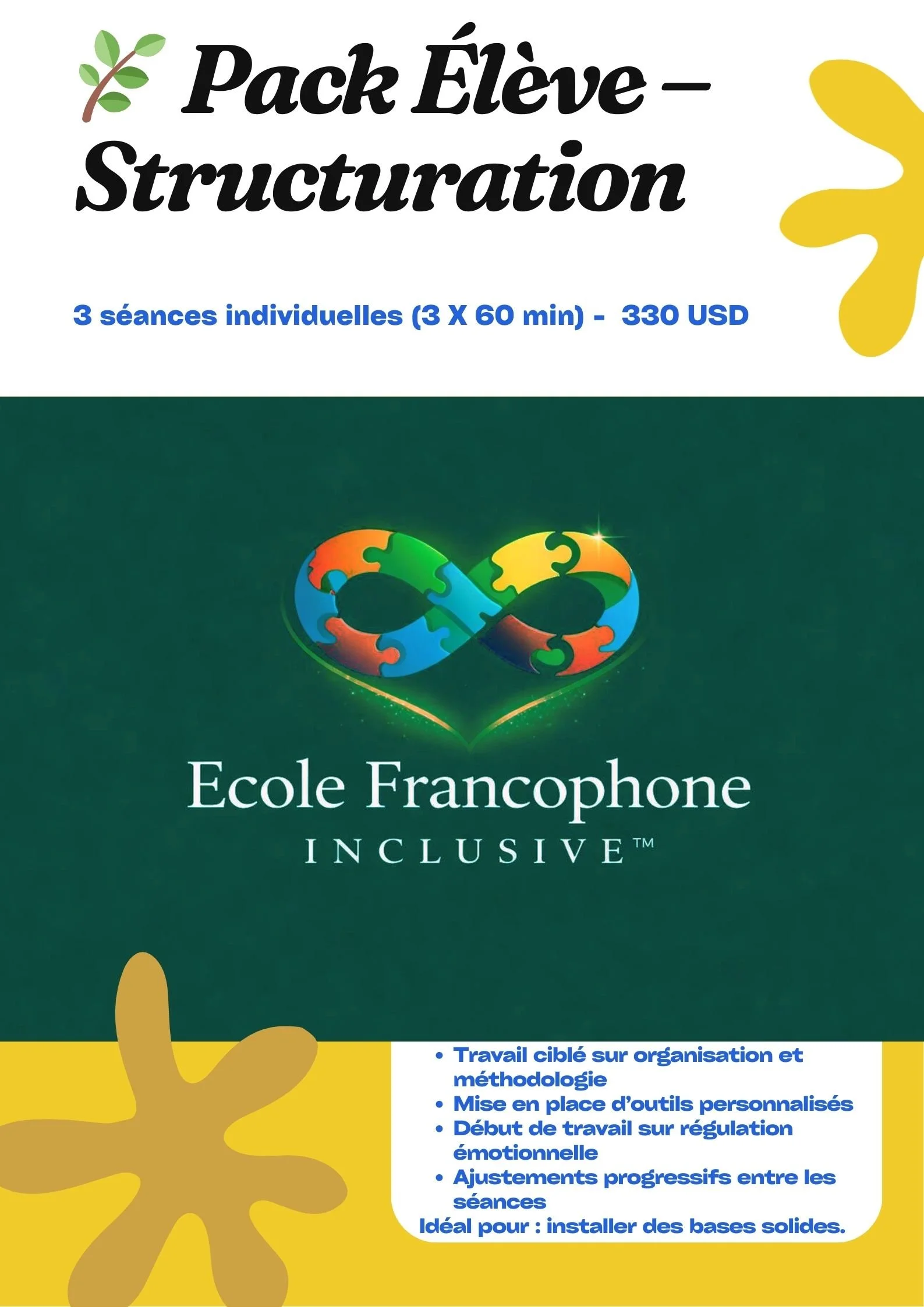 Pack Élève – Structuration