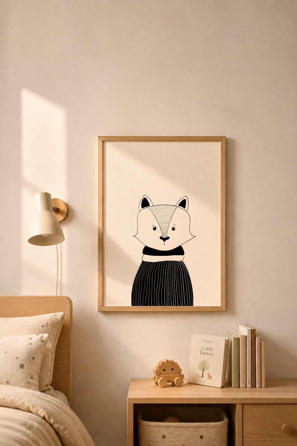 Gentle Fox - A3 Art Print