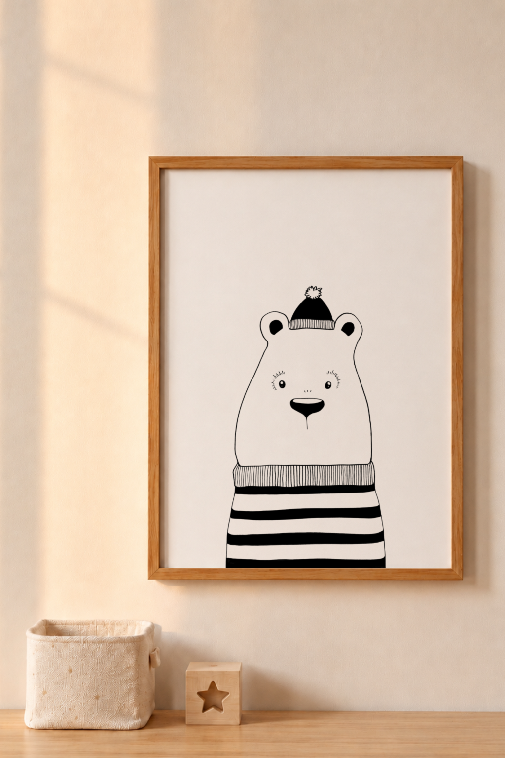 Gentle Bear - A3 Art Print
