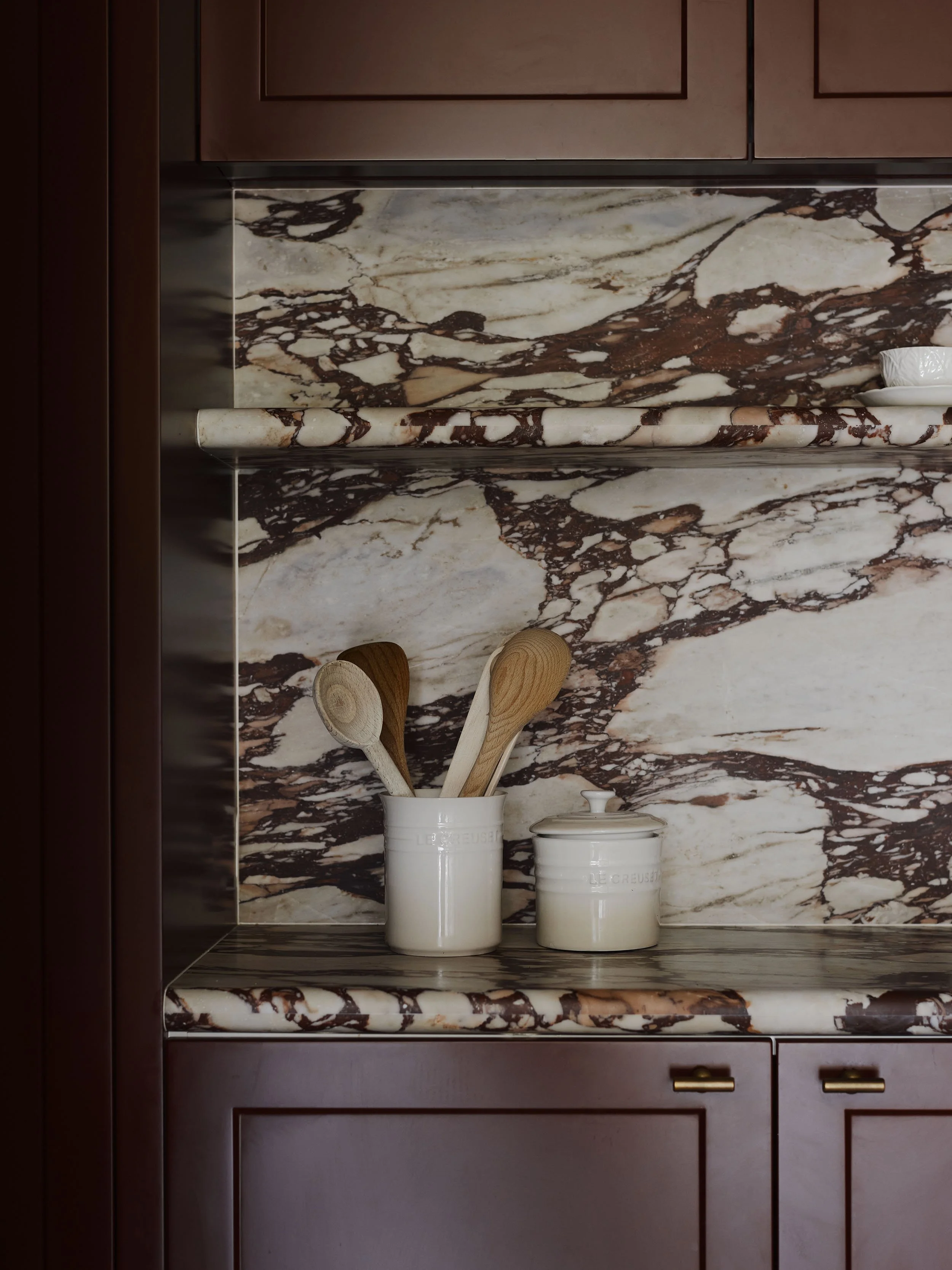 Marble in kitchen of Lang Road, Centennial Park