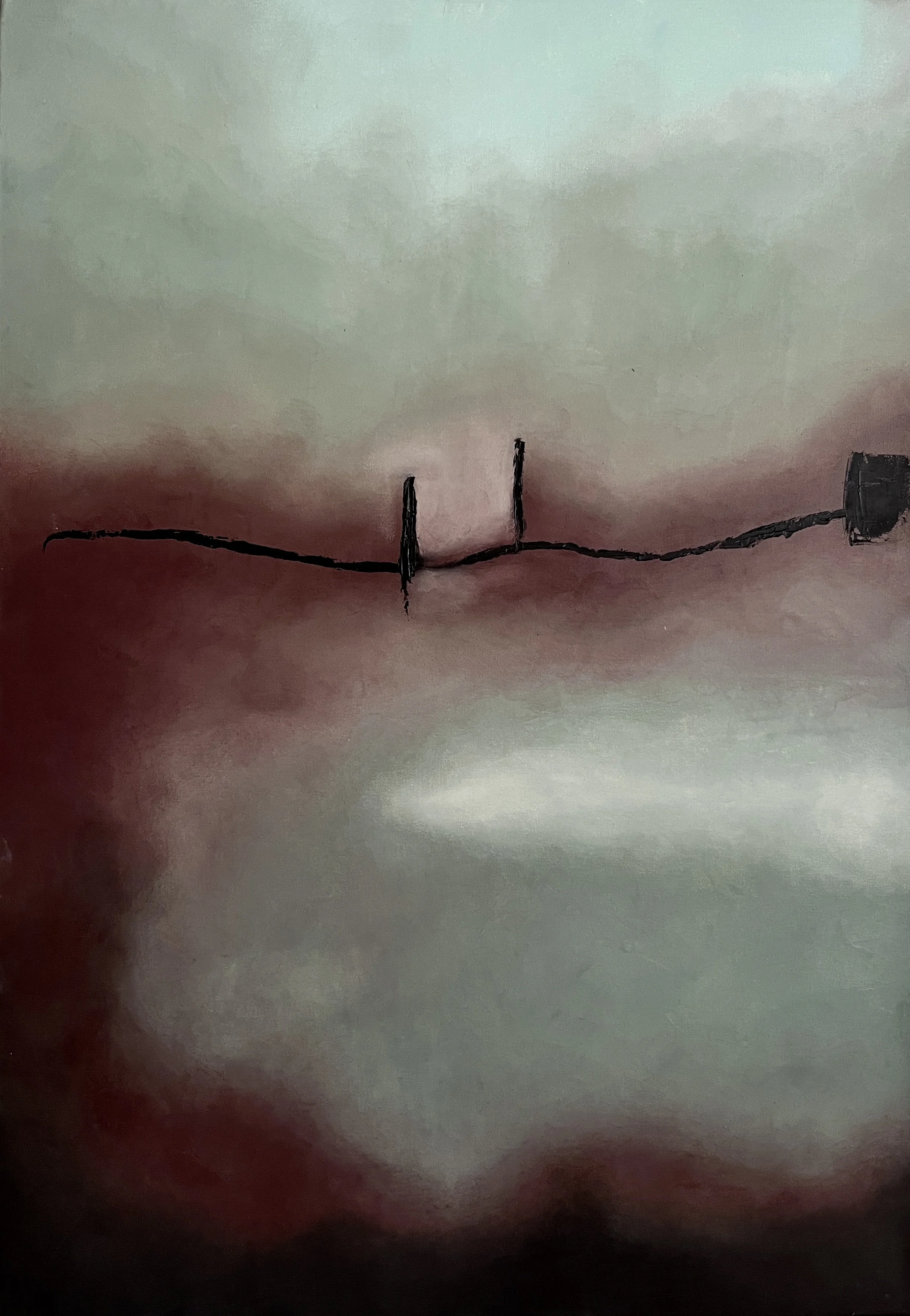 "FOG OF WAR"
Oil on Canvas
100*70
2024