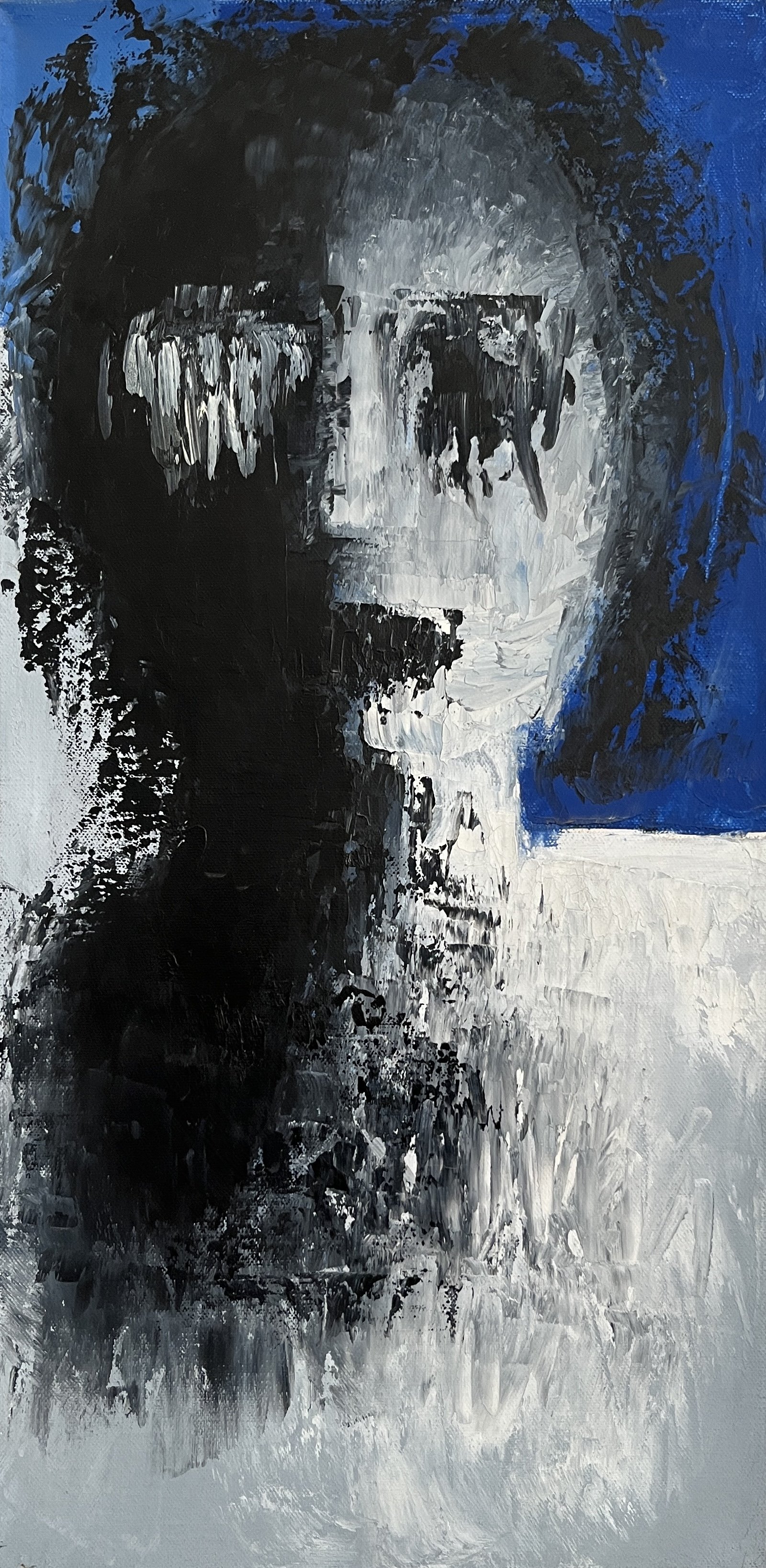 "SELF PORTRAIT"
Oil on Canvas
60*30
2022