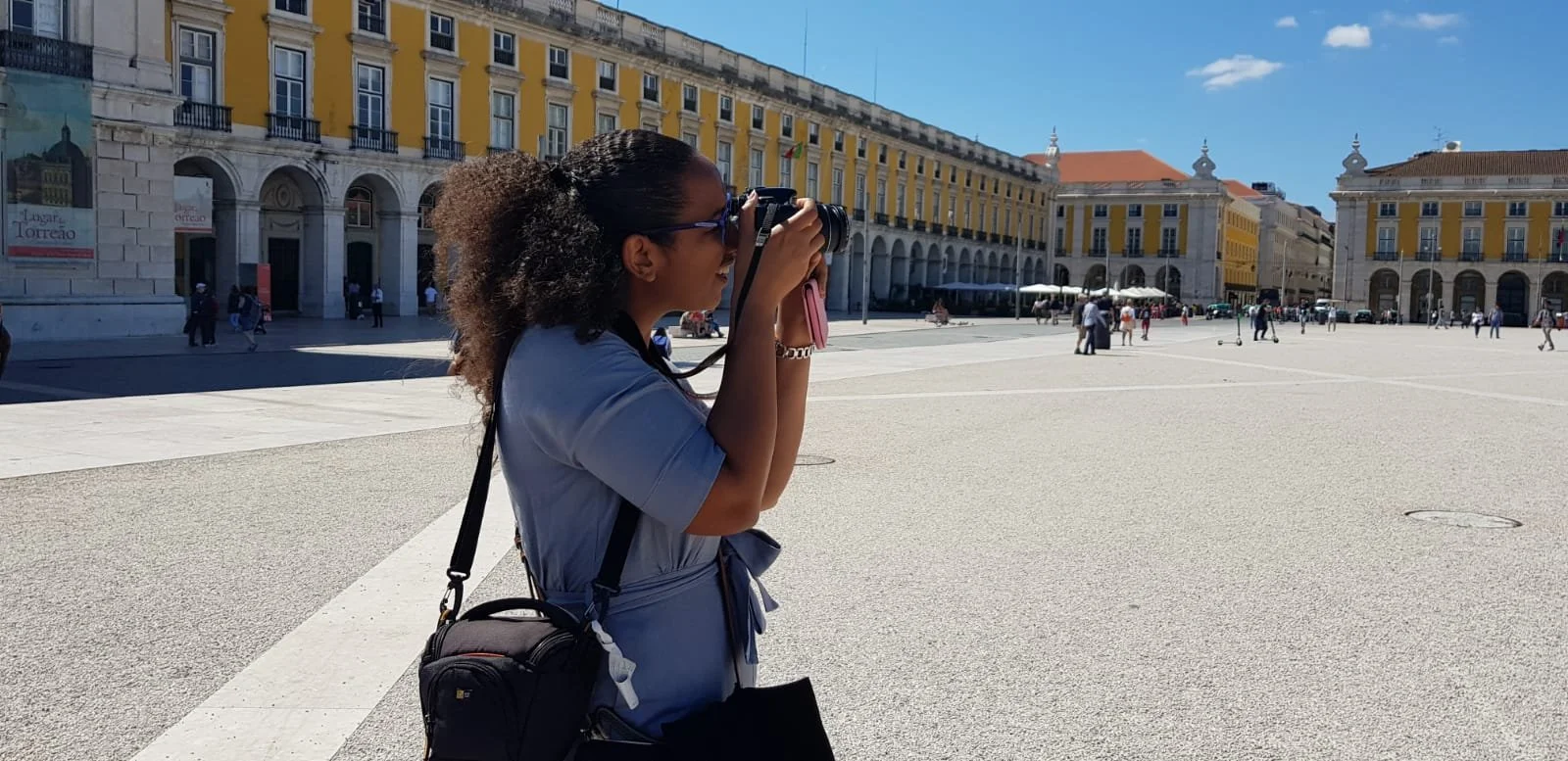 Lisbon with camera