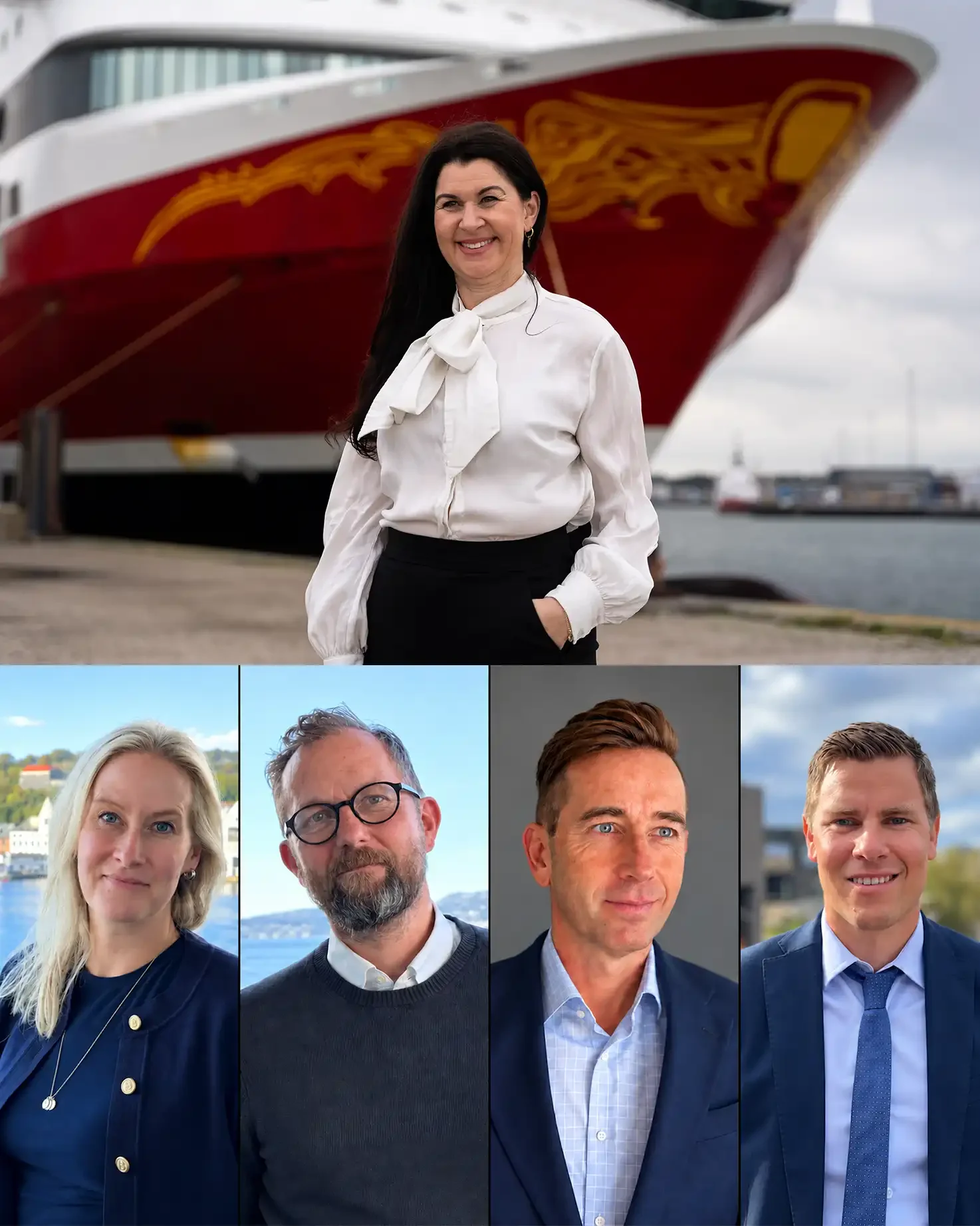 Henter fire nye direktører: Dette er Fjord Lines nye toppledelse