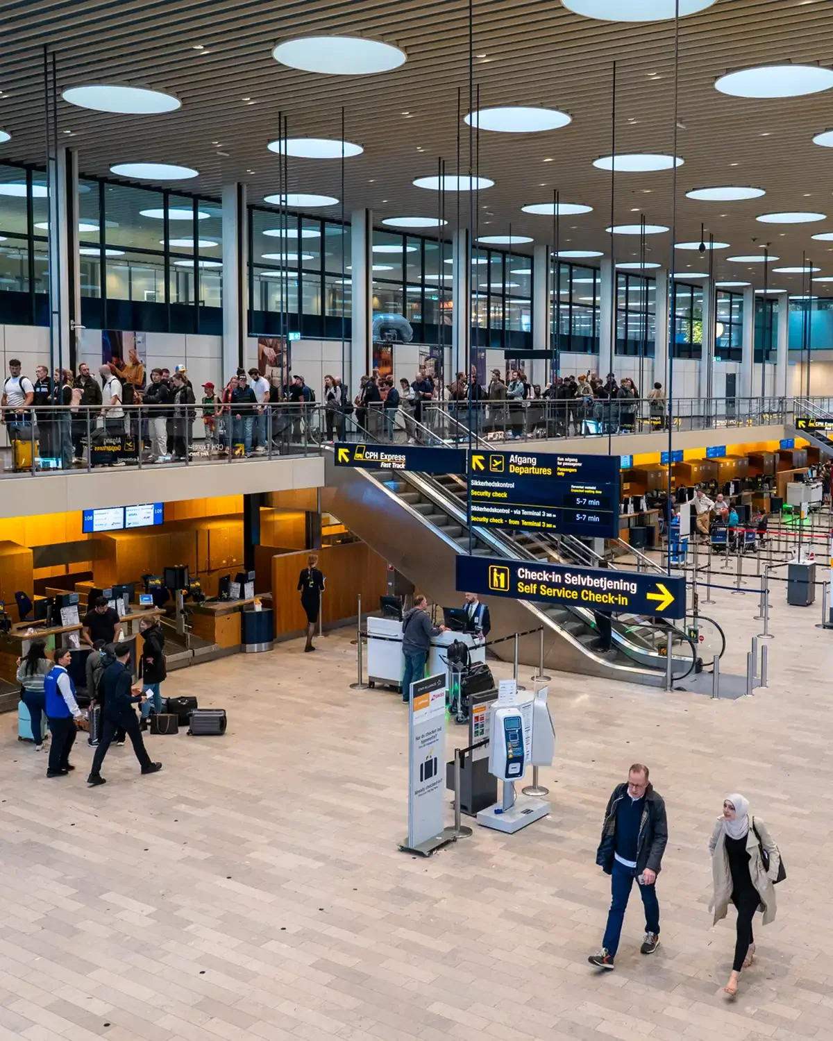 Truer med å rømme Kastrup