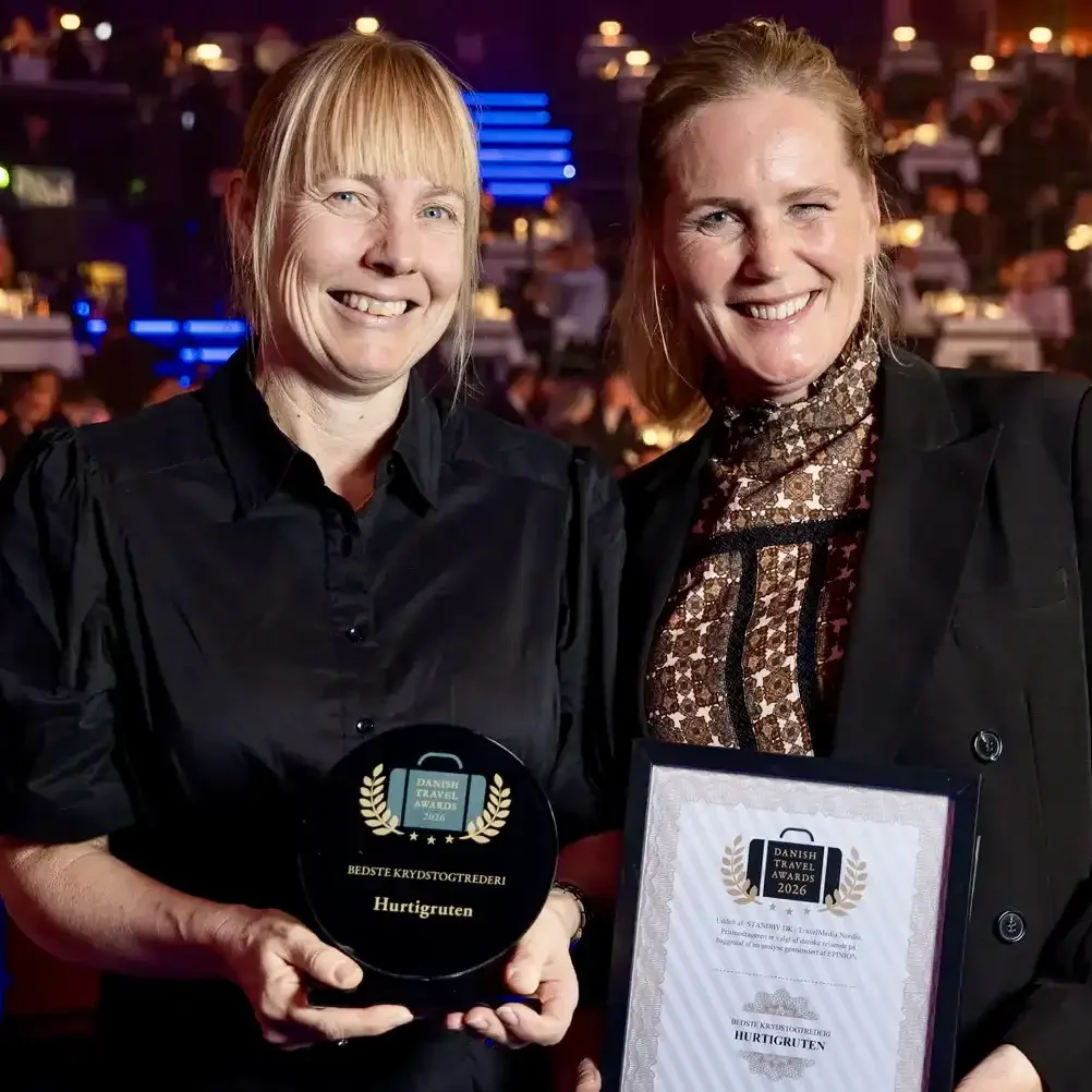 Hurtigruten kåret til best i Danmark