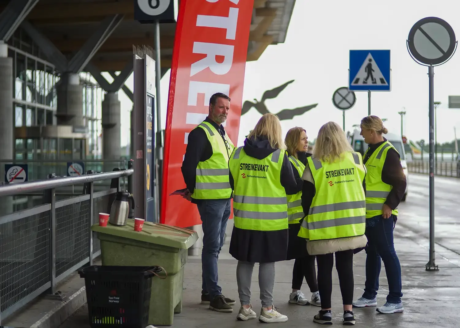 Streiken rammer flyplassene