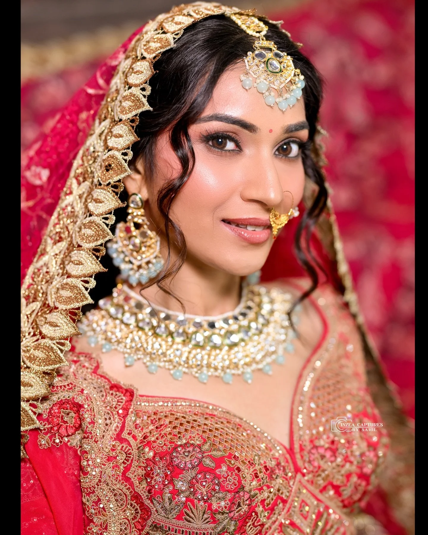 A bride doesn&rsquo;t just wear her wedding day.
She feels it, lives it, remembers it. ❤️

These are the moments that stay long after the lehenga is packed away.

Bridal portraits crafted with intention, detail, and emotion❤️

Book now! 

Shot by @in