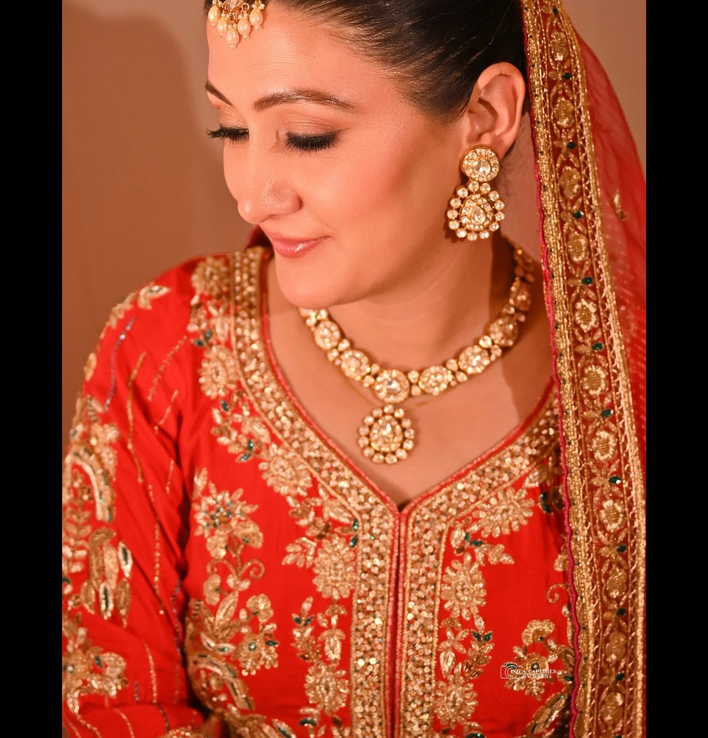 A moment before forever&hellip;. ✨ 

Bridal portraits are about preserving the look, the effort, and the feeling &mdash; exactly as it was meant to be remembered.

Book your bridal portraits with us.

Shot by @inzeacaptures_bysahil 
In frame @saanvvi