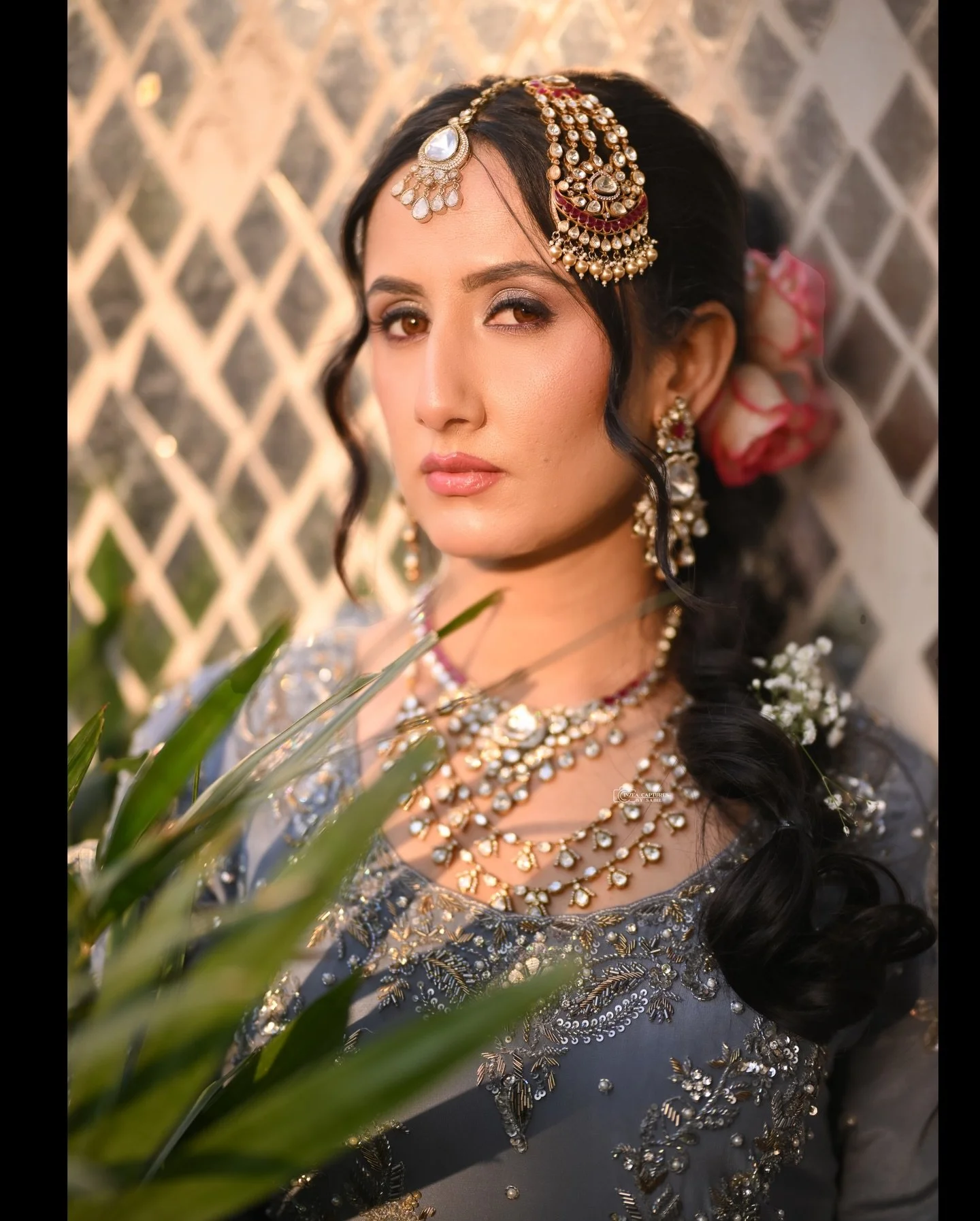 This isn&rsquo;t just a bridal shoot.

It&rsquo;s a feeling. A presence. A moment before forever begins. ✨

Bridal portraits aren&rsquo;t about perfection - they&rsquo;re about emotion, depth, and truth🩶 

Shot by @inzeacaptures_bysahil 
In frame @m