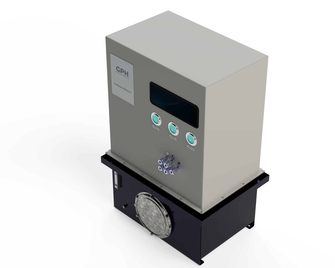 Sistemas hidráulicos industriais como: unidade de filtragem móvel, unidade de lubrificação, unidades de comando e blocos de comando/ manifold. Ideal para aplicação em mineração, siderurgia e outros setores da indústria.