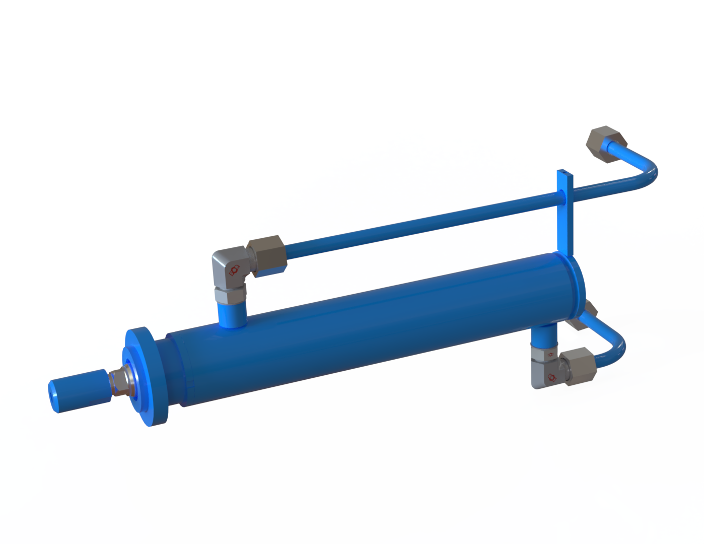 Cilindros hidráulicos pequenos e personalizado para aplicações industriais. Fabricamos pistões hidráulicos de dupla ou simples ação sob medida, com projeto personalizado para atender necessidades específicas de sistemas hidráulicos compactos