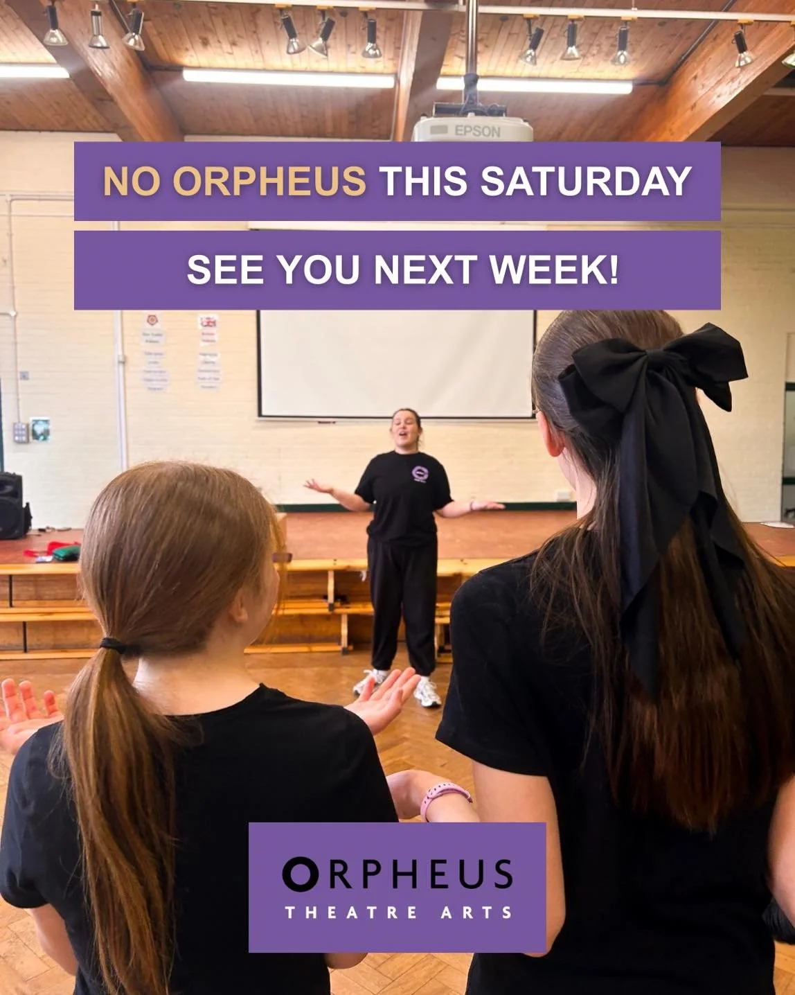REMINDER - we are still on Easter break this weekend, so no Orpheus sessions will be running.

See you all back on Saturday 18th April. We can&rsquo;t wait for Summer term to begin! 💜🌟

#orpheustheatrearts
#embraceyourvoice