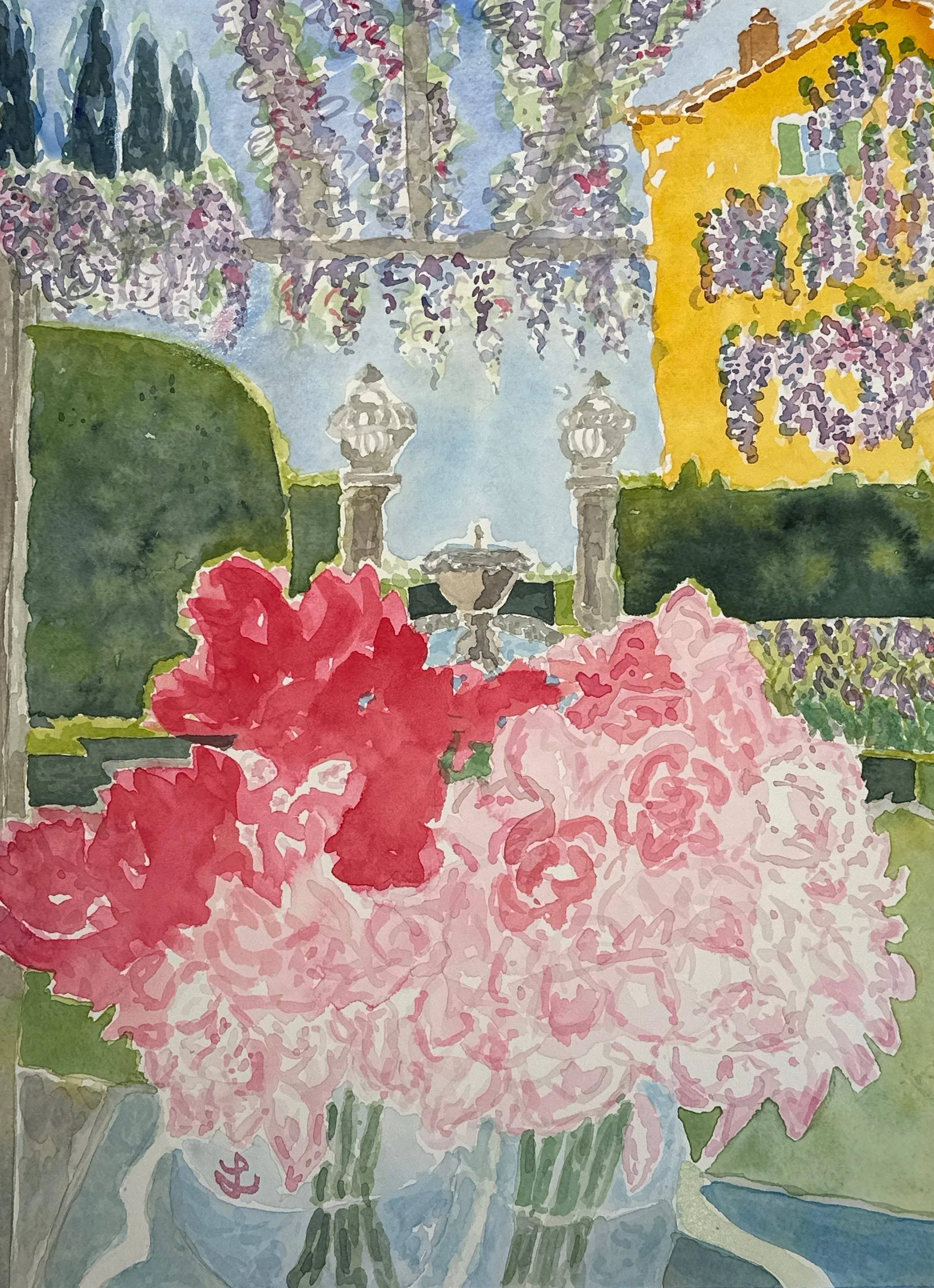 Peonie. Peonies. La Foce, April 2025