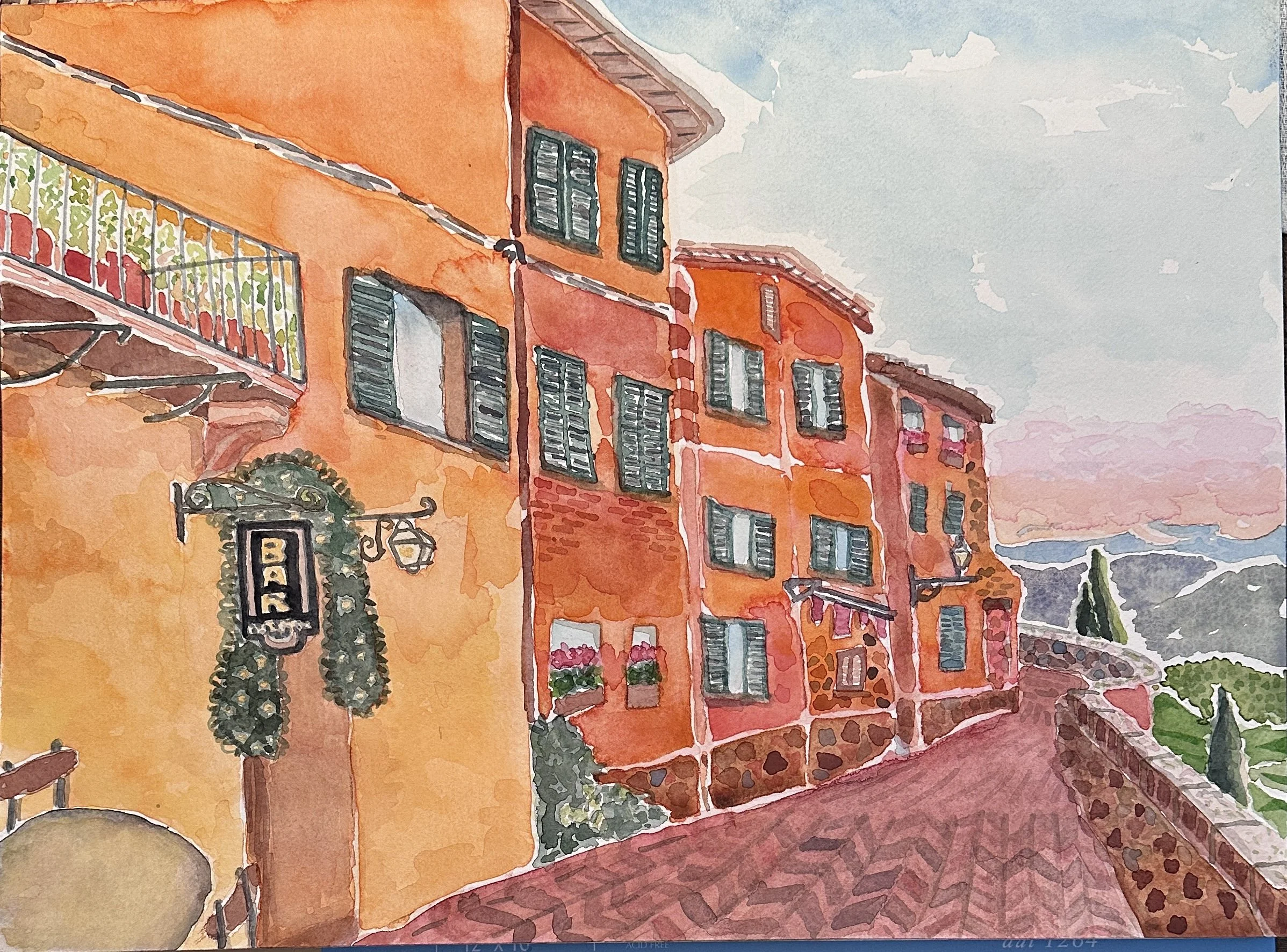 Chiuso. Closed for winter. Pienza, December 2025
