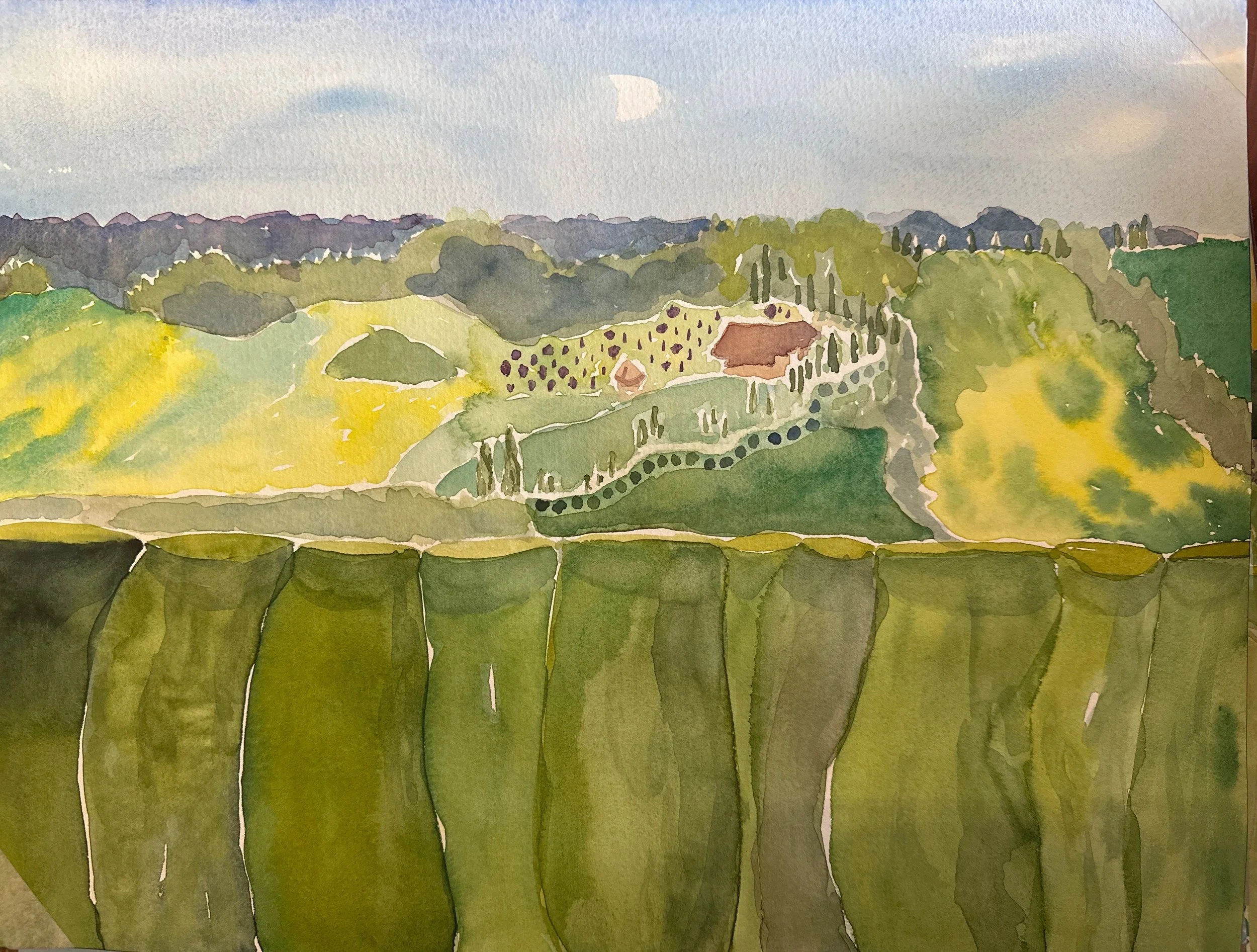 Podere. Farmhouse. La Foce, April 2026