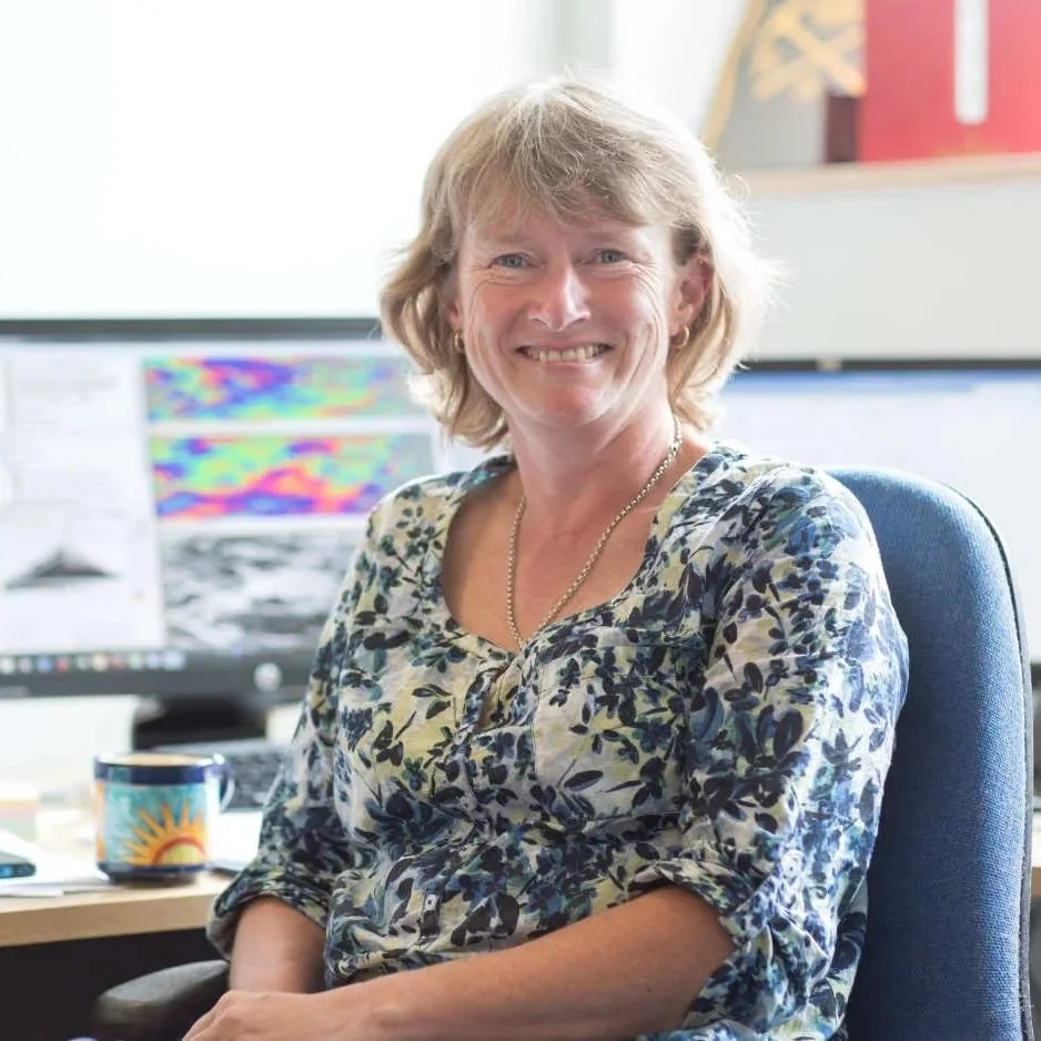 Dr Philippa Mason, Advisor and co-director of Ground Evolution Monitoring.